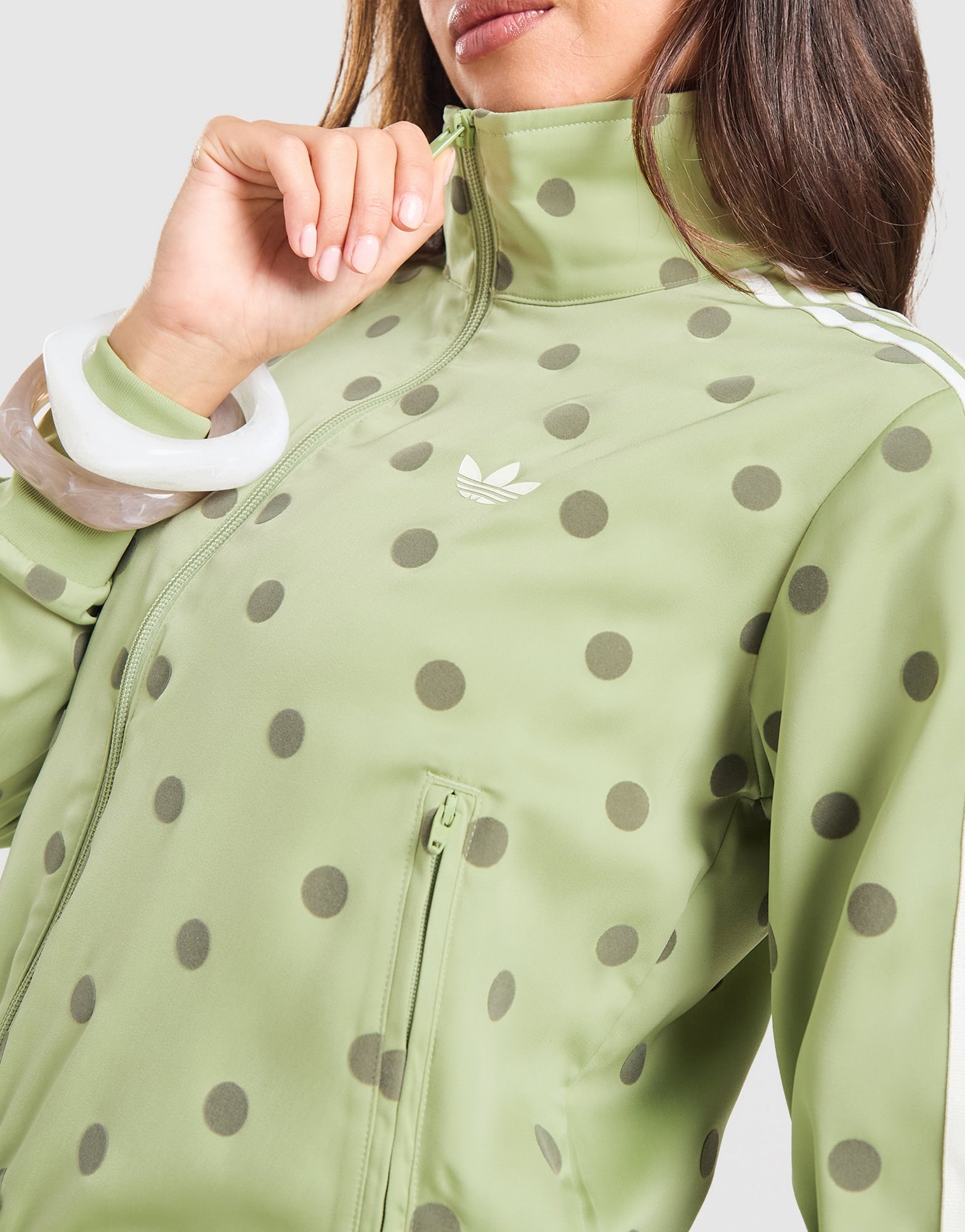 adidas Originals SATIN POLKA-DOTS TT Track Top