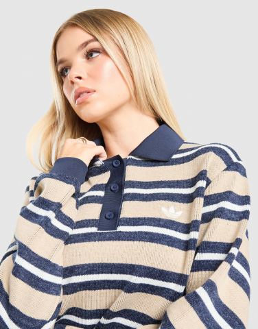 adidas Originals 3-Stripes Knit Polo Shirt