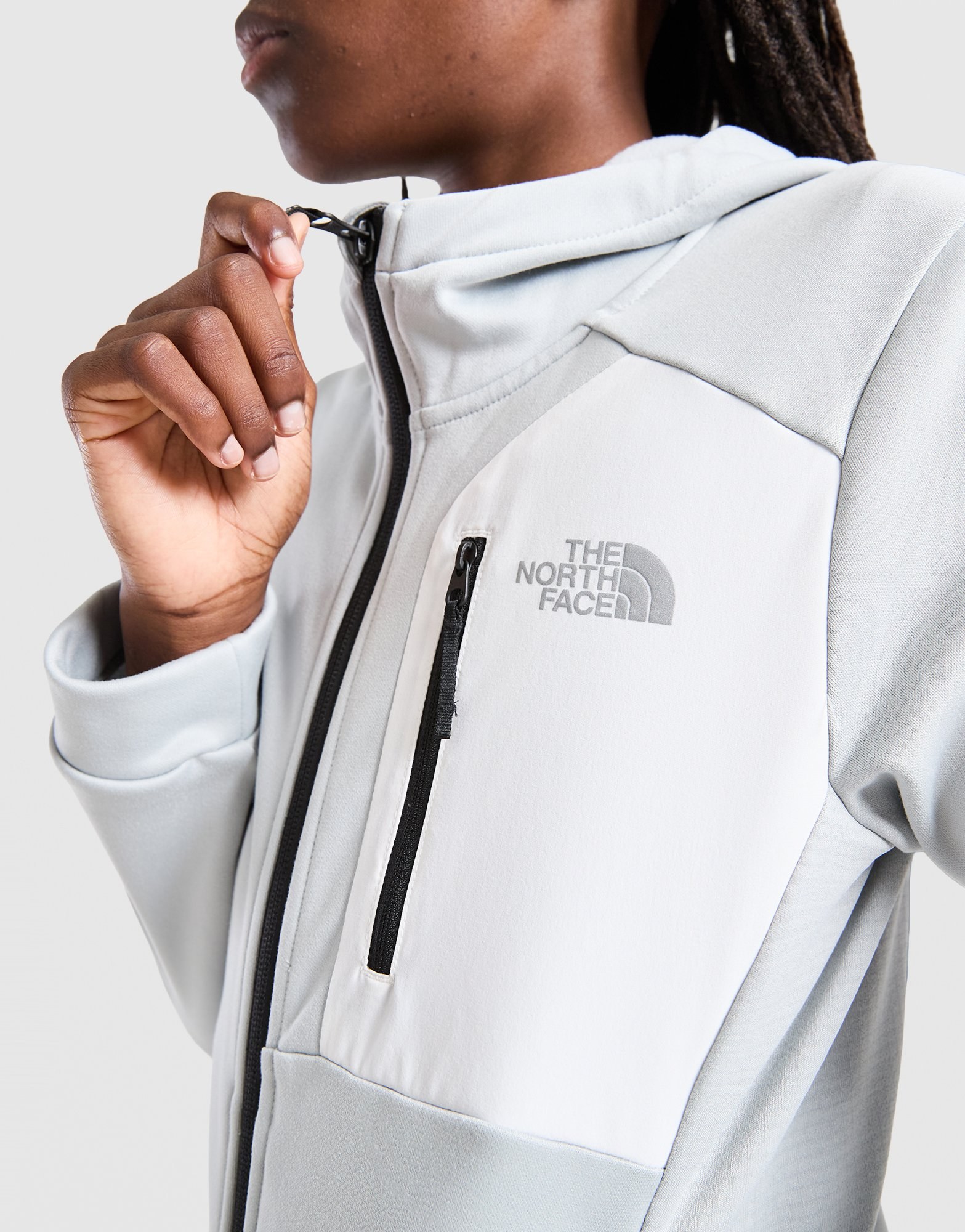 The North Face Performance Poly Full-Zip Hoodie Kinder