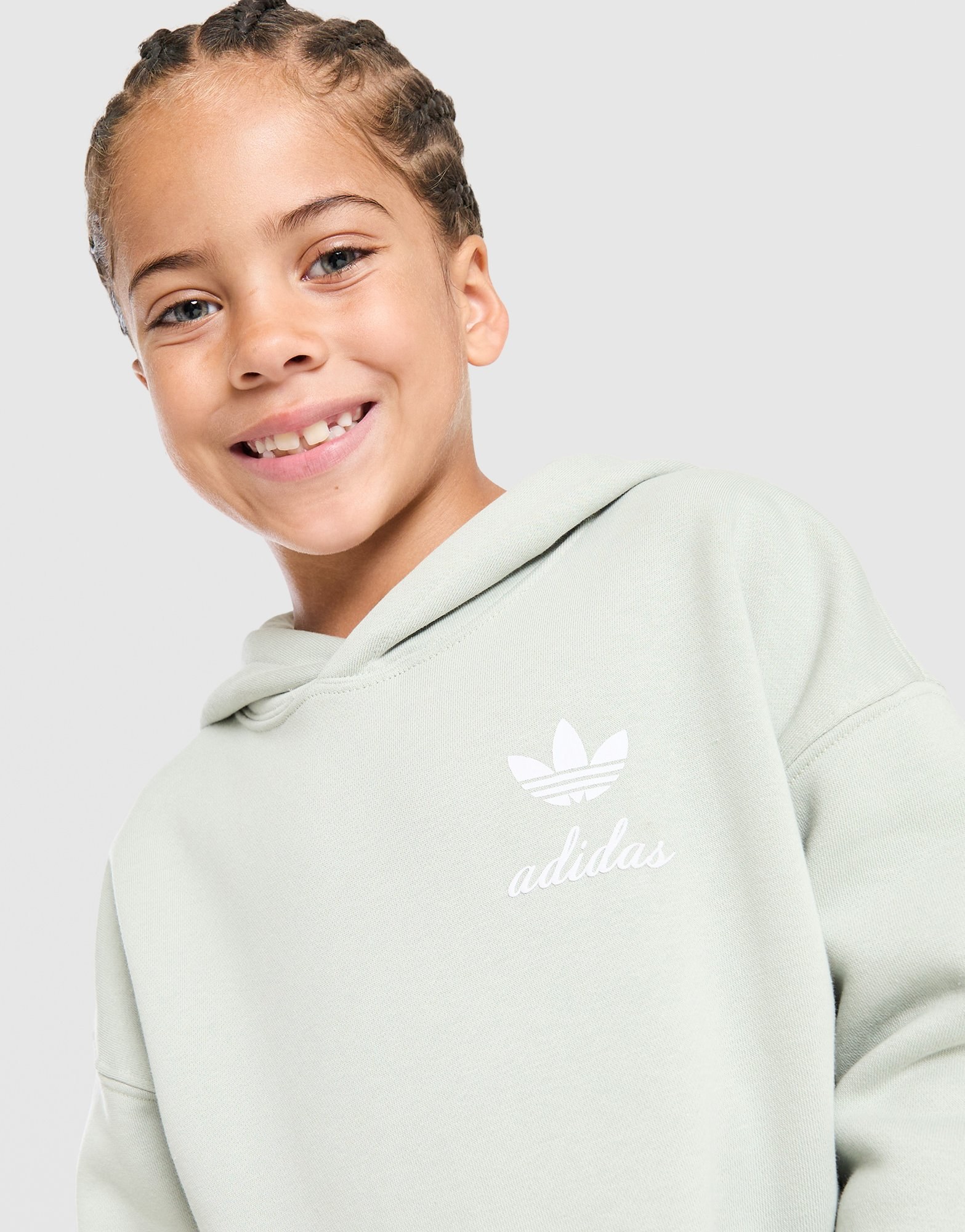 adidas Originals Script Overhead Wide Leg Trainingsanzug Kleinkinder