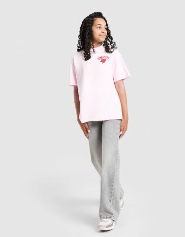 Pink Soda Sport Girls' Satin Bow Jeans Kinder