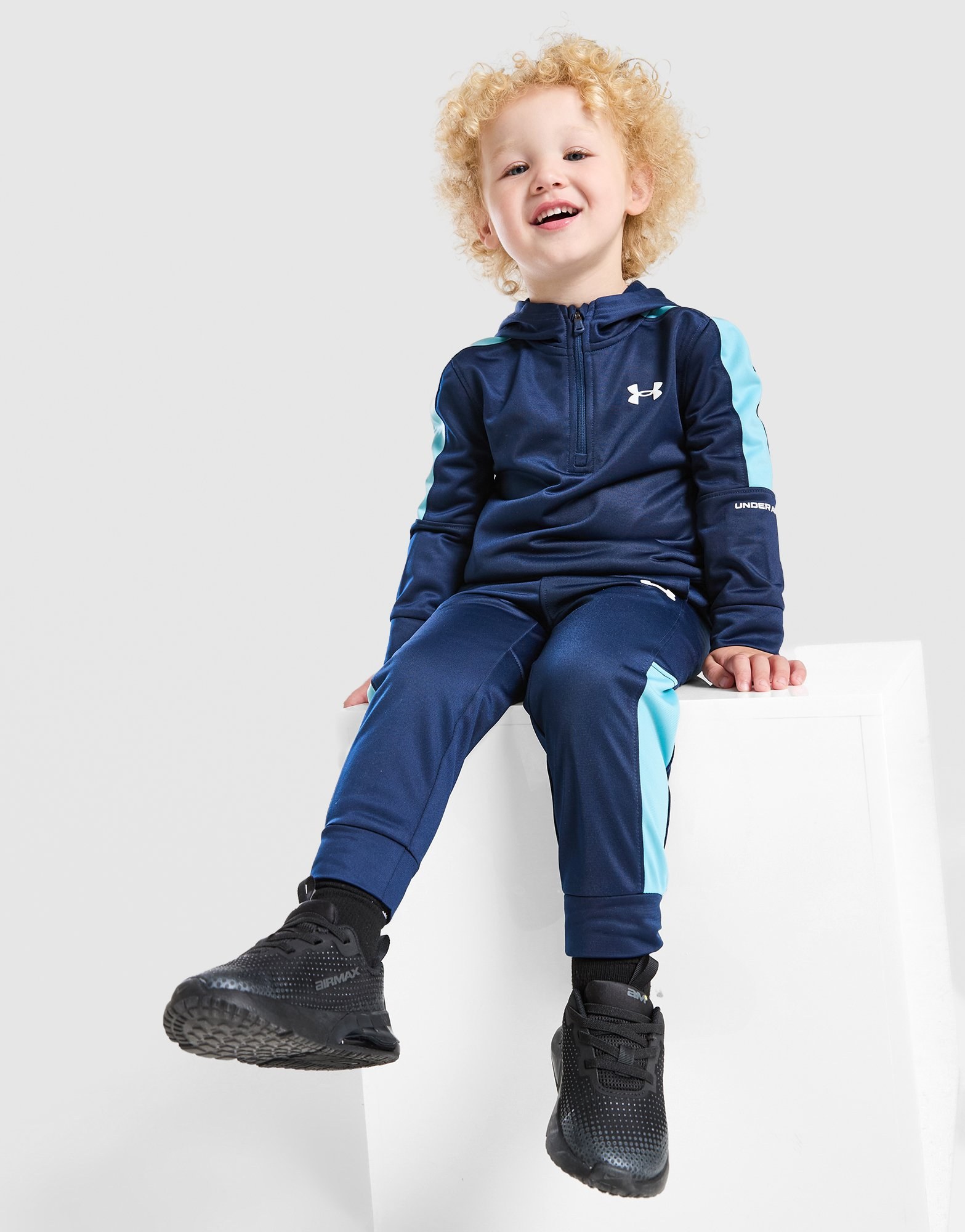 Under Armour Poly Colour Block 1/4-Zip Trainingsanzug Babys