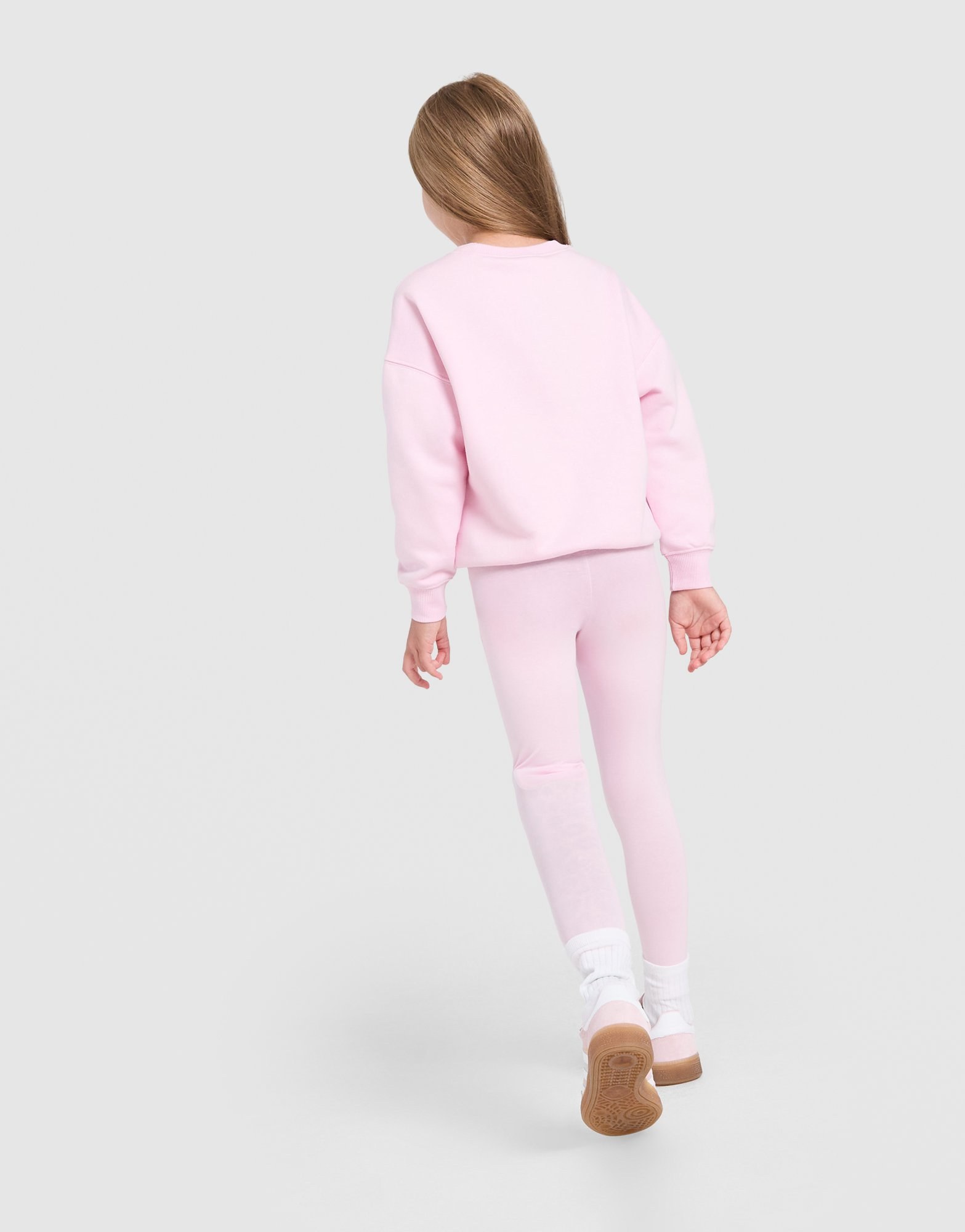 adidas Originals Girls' Polka Dot Crew Oberteil & Leggings Set Kleinkinder