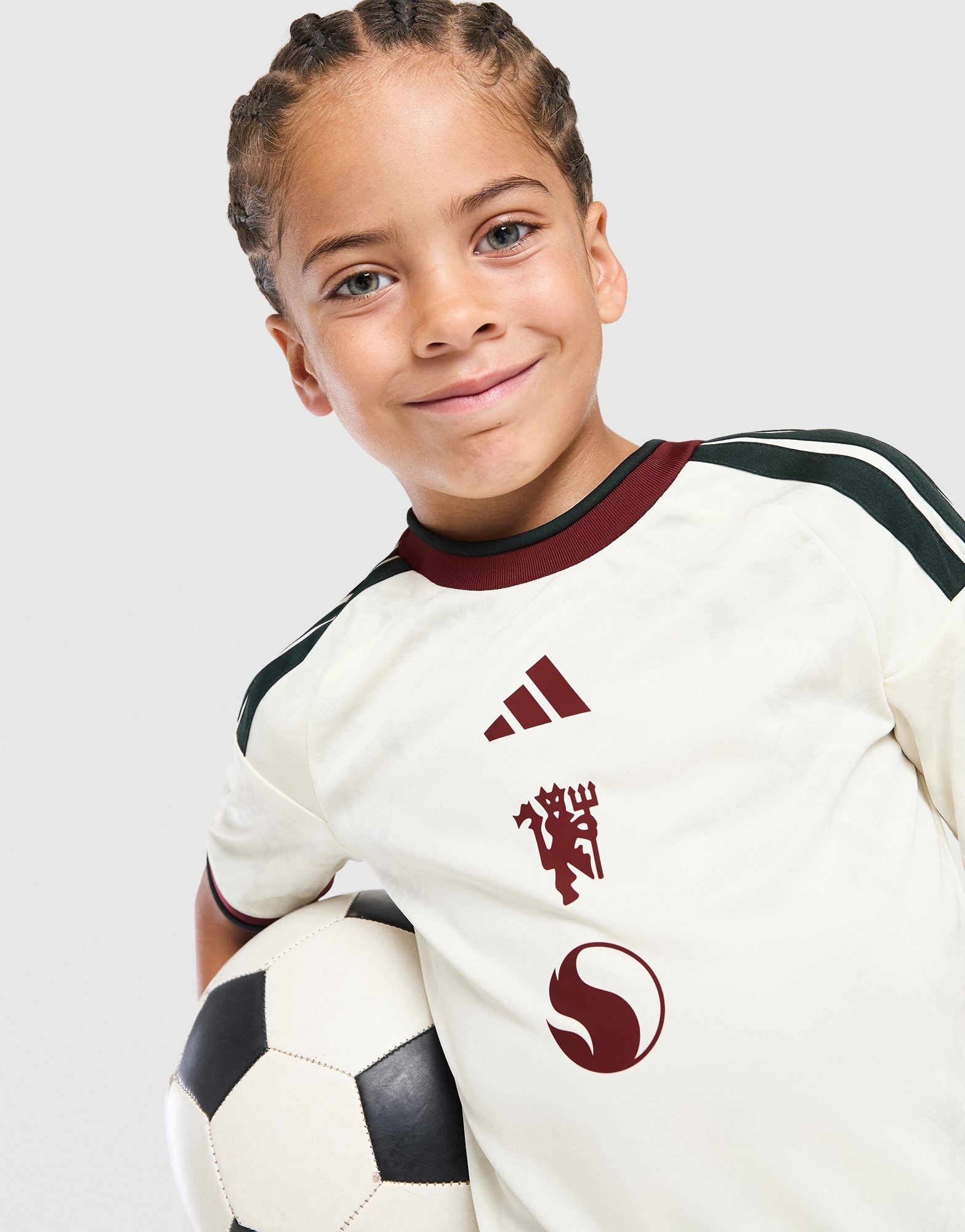 adidas Manchester United 26/27 Kids Ausweichausrüstung
