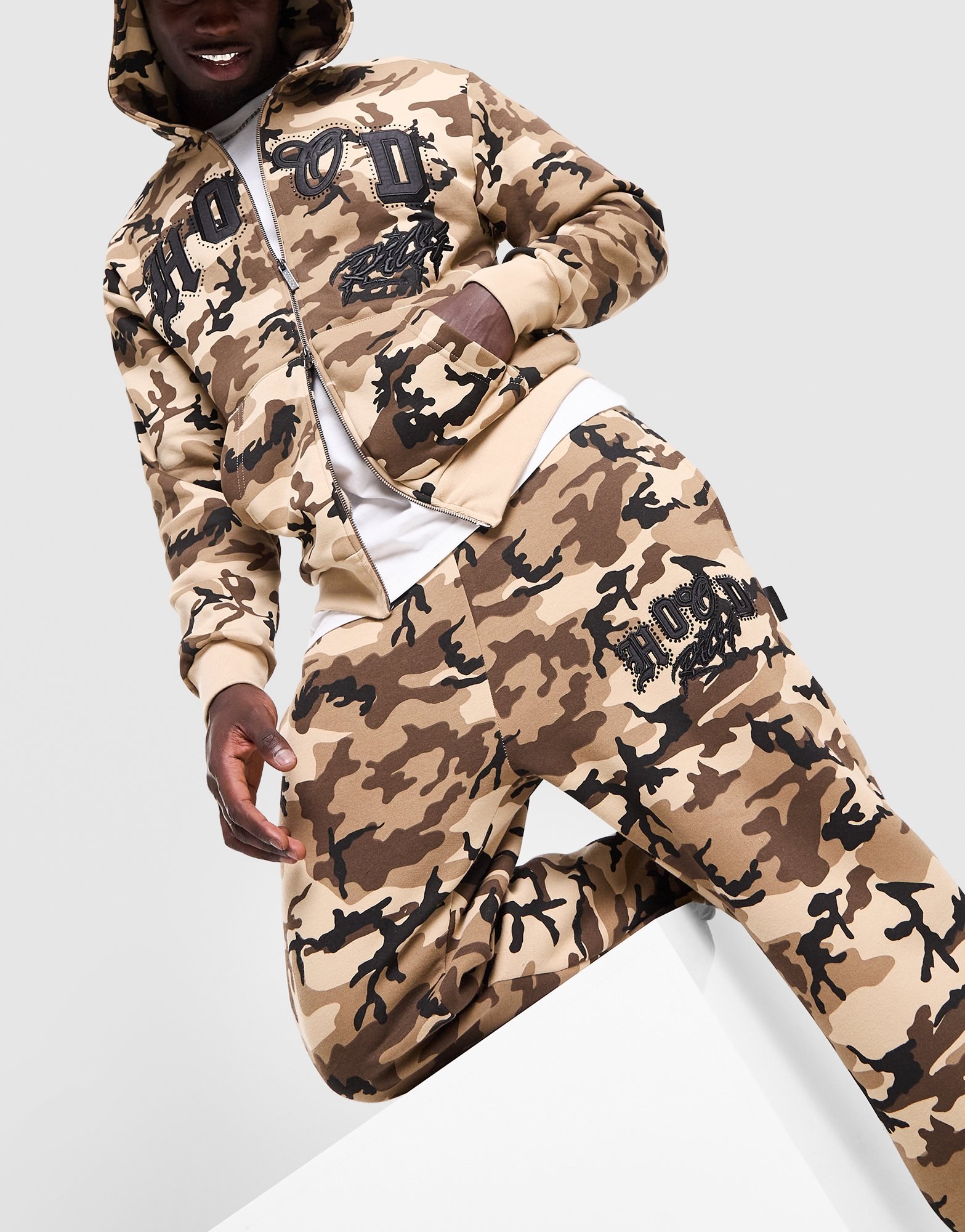 Hoodrich Camo Iron Jogginghose