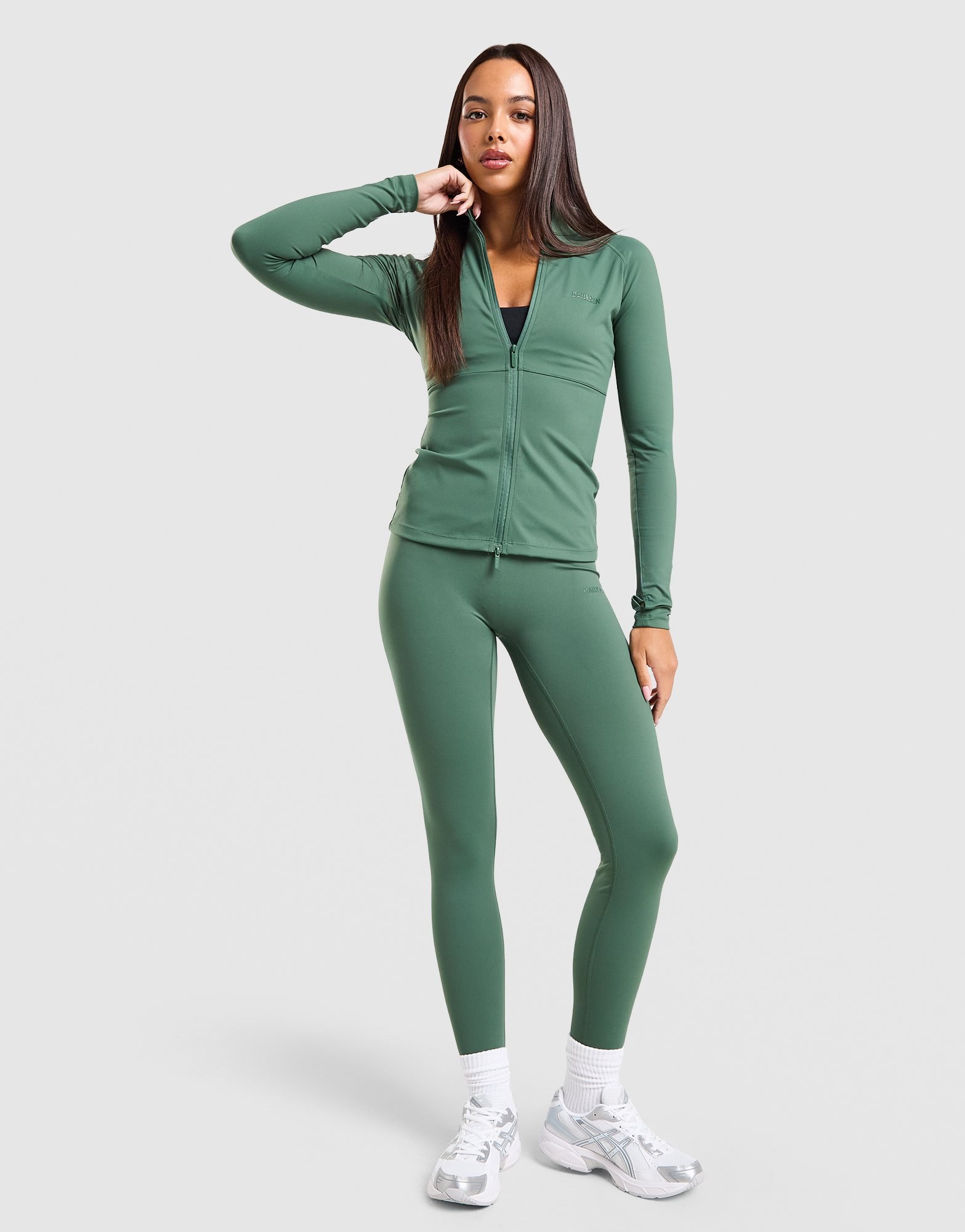 DAILYSZN Sculpt Full-Zip Fitted Oberteil