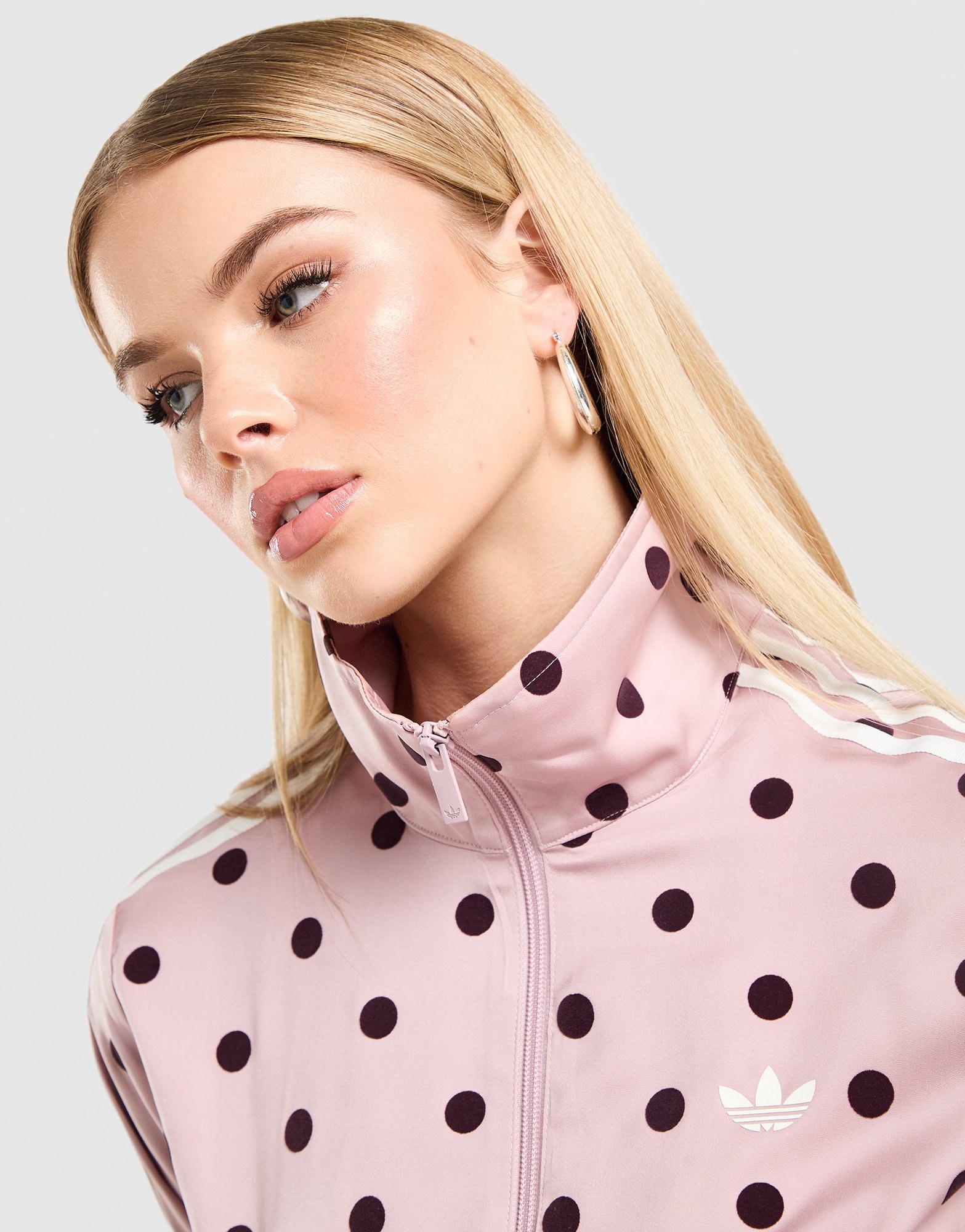 adidas Originals SATIN POLKA-DOTS TT Track Top