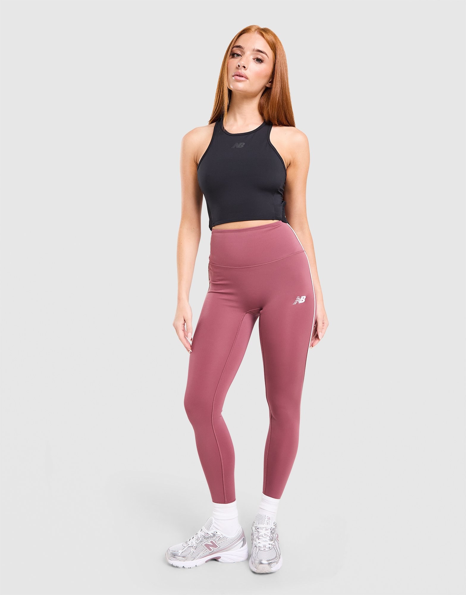 New Balance Running Fitted Crop Tank Top