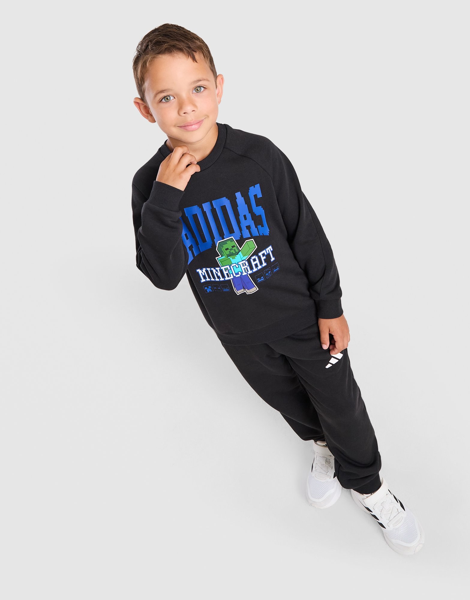 adidas x Minecraft Crew Trainingsanzug Kleinkinder