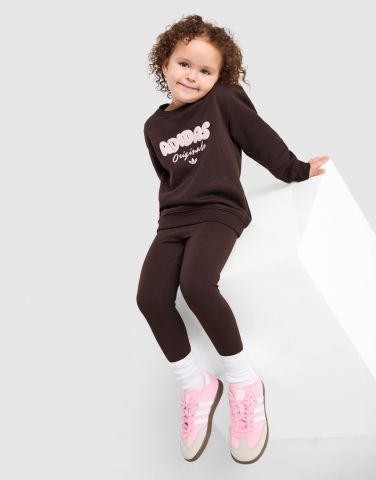 adidas Originals Girls' Polka Dot Crew Trainingsanzug Babys