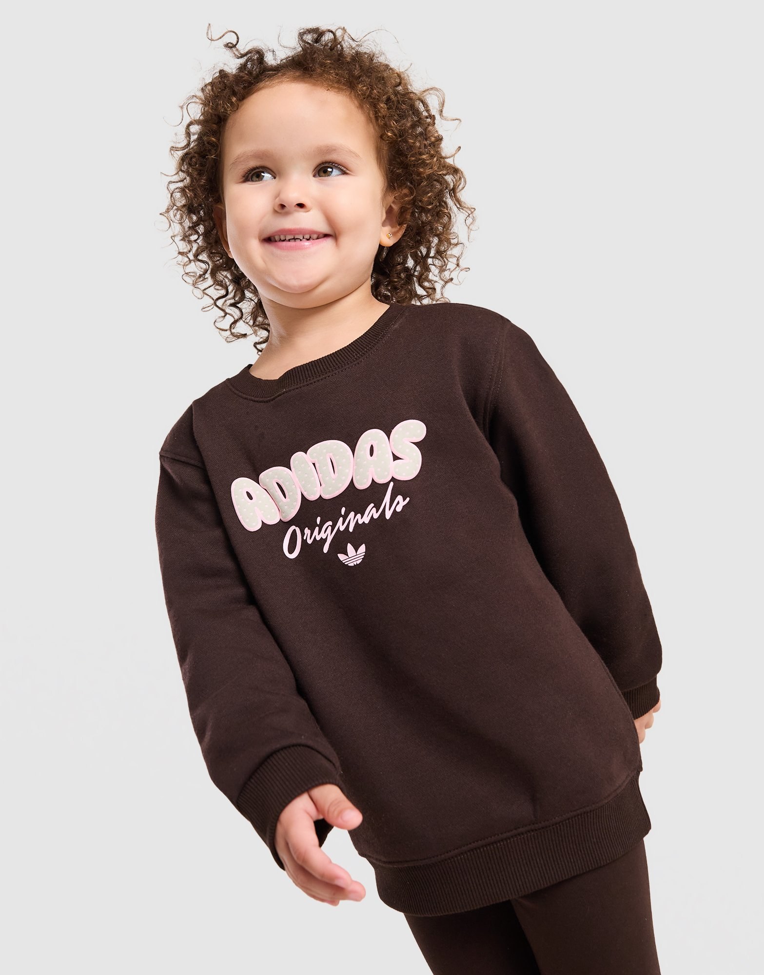 adidas Originals Girls' Polka Dot Crew Trainingsanzug Babys