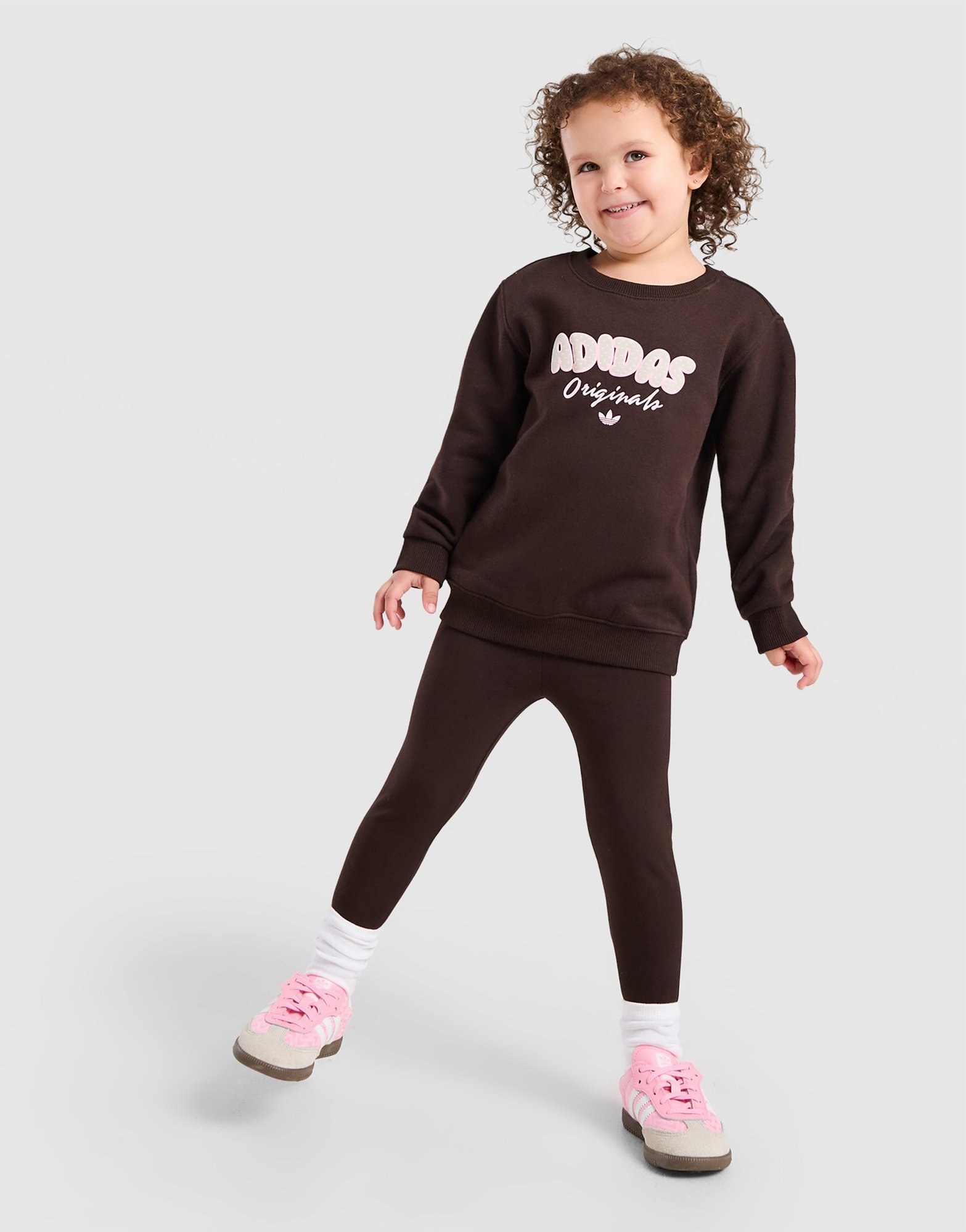 adidas Originals Girls' Polka Dot Crew Trainingsanzug Babys
