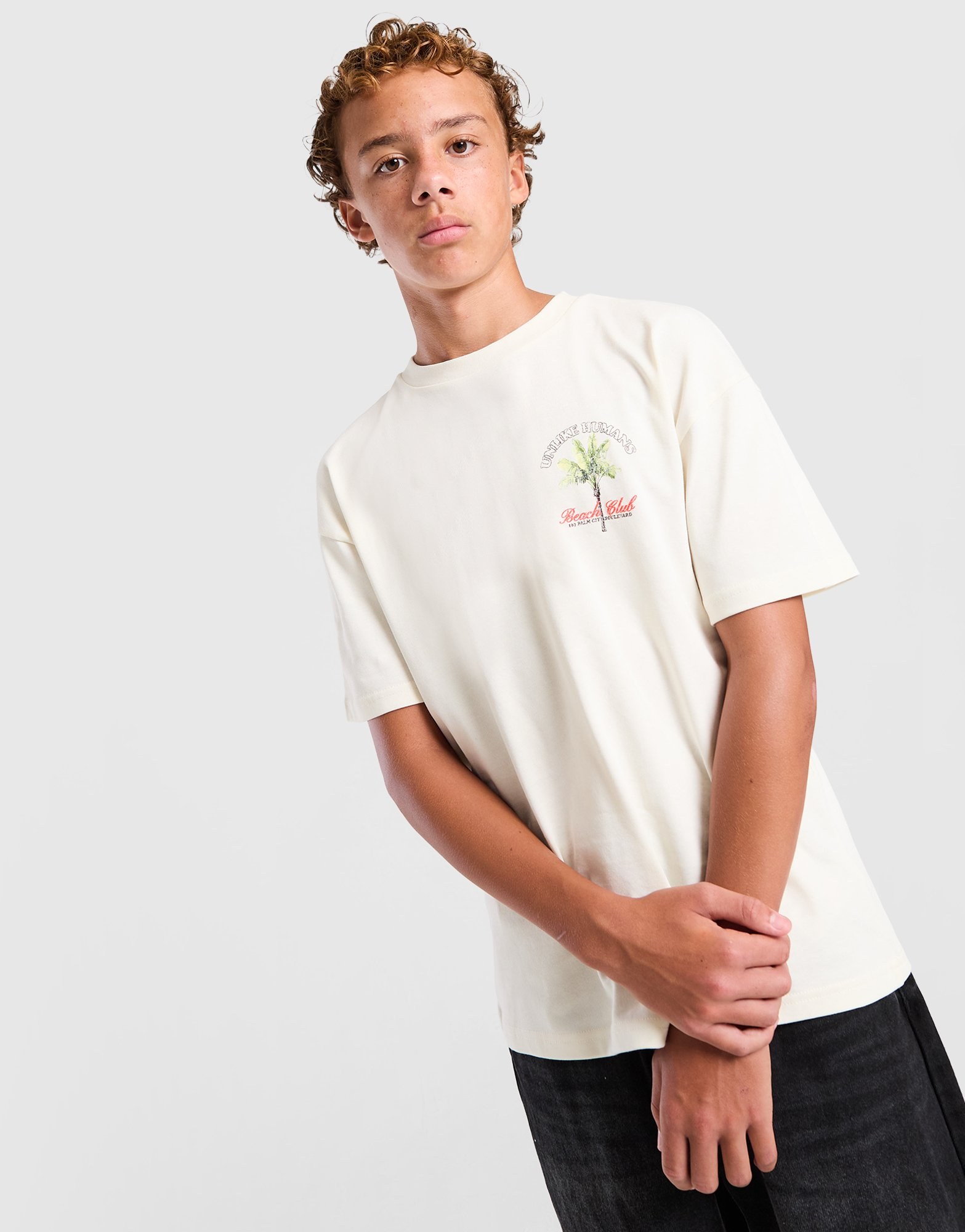 Unlike Humans Palm Tree T-Shirt Kinder