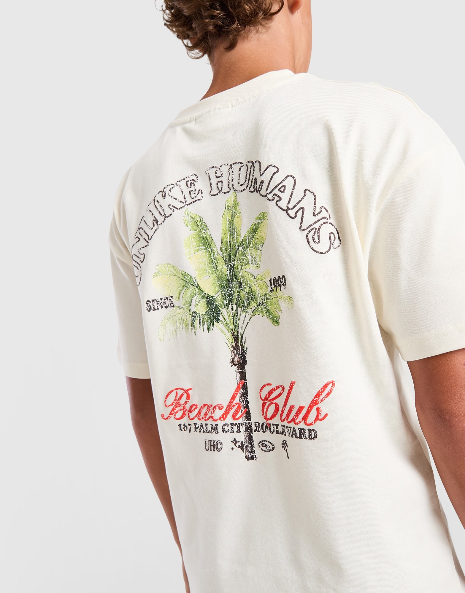 Unlike Humans Palm Tree T-Shirt Kinder