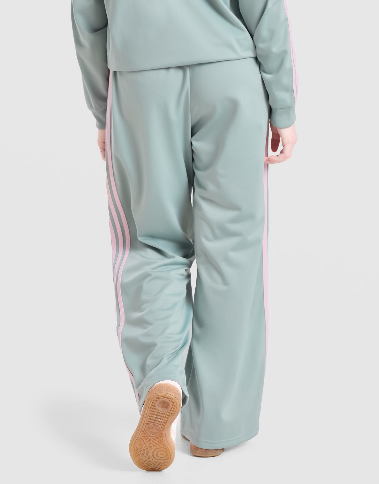adidas Originals Girls' Firebird Wide Leg Joggers Junior