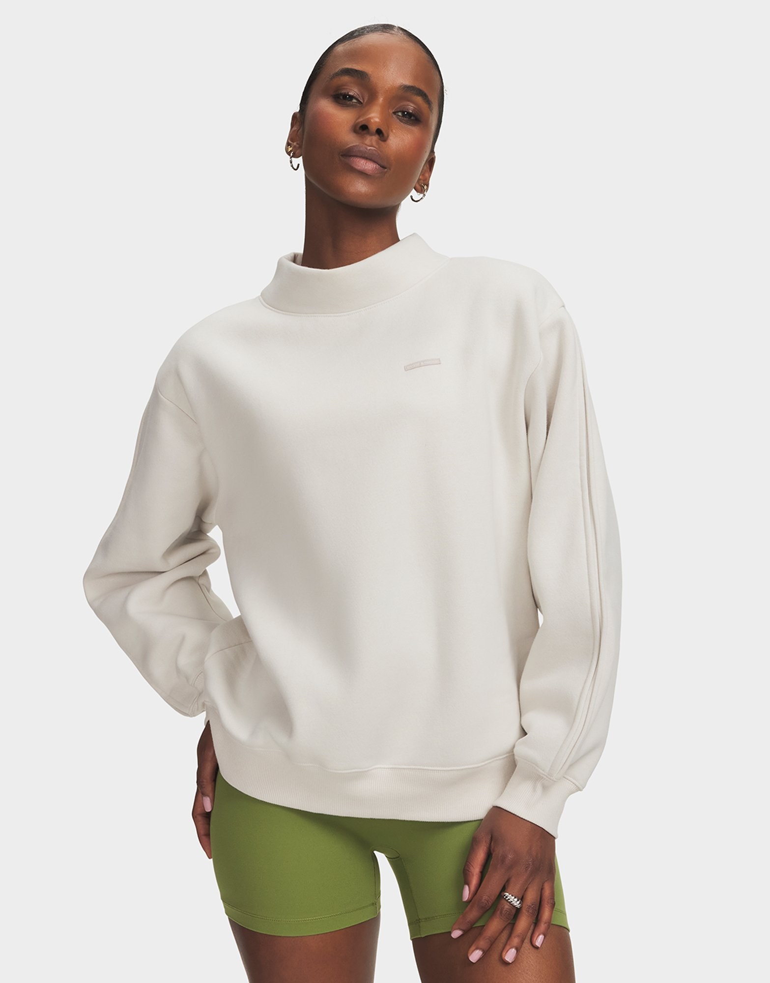 Under Armour Icon Sama Fleece Mock-Langarmshirt