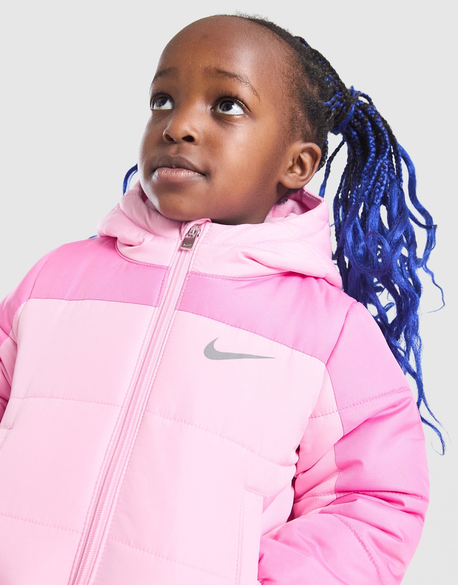 Nike Girls' Colour Block Baffle Jacket Infant