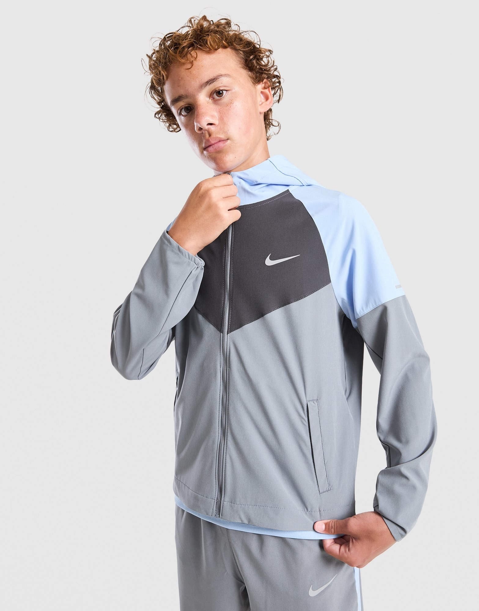 Nike Miler Colourblock Jacke Kinder