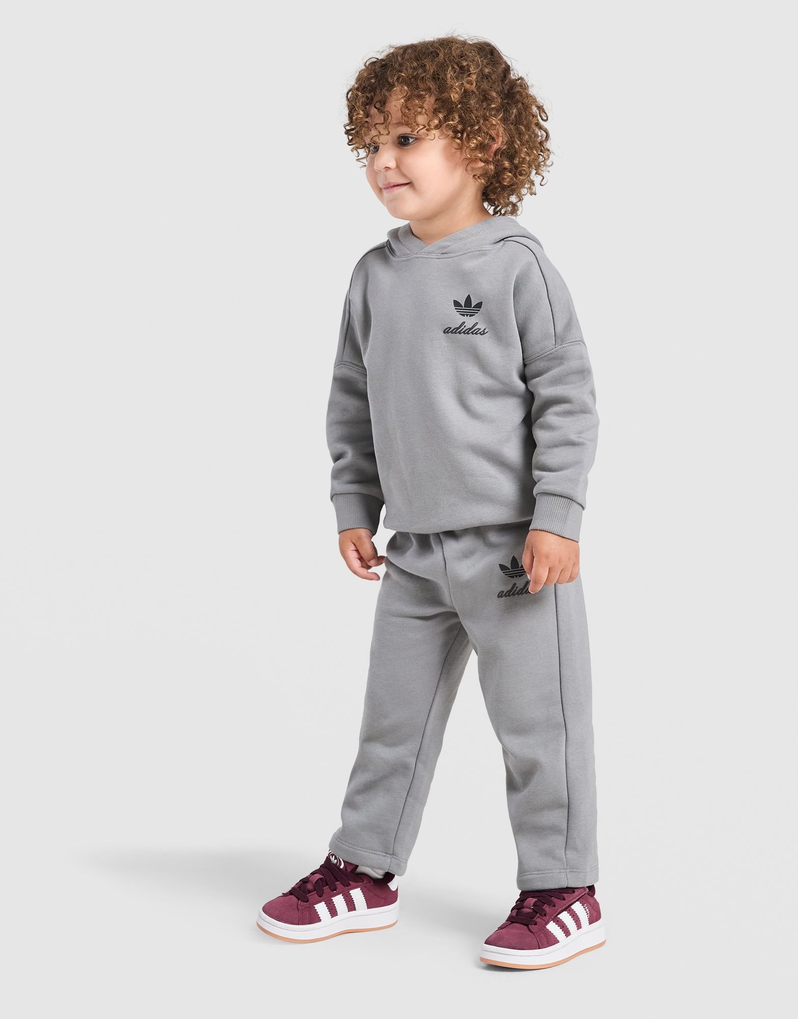 adidas Originals Script Overhead Wide Leg Trainingsanzug Babys