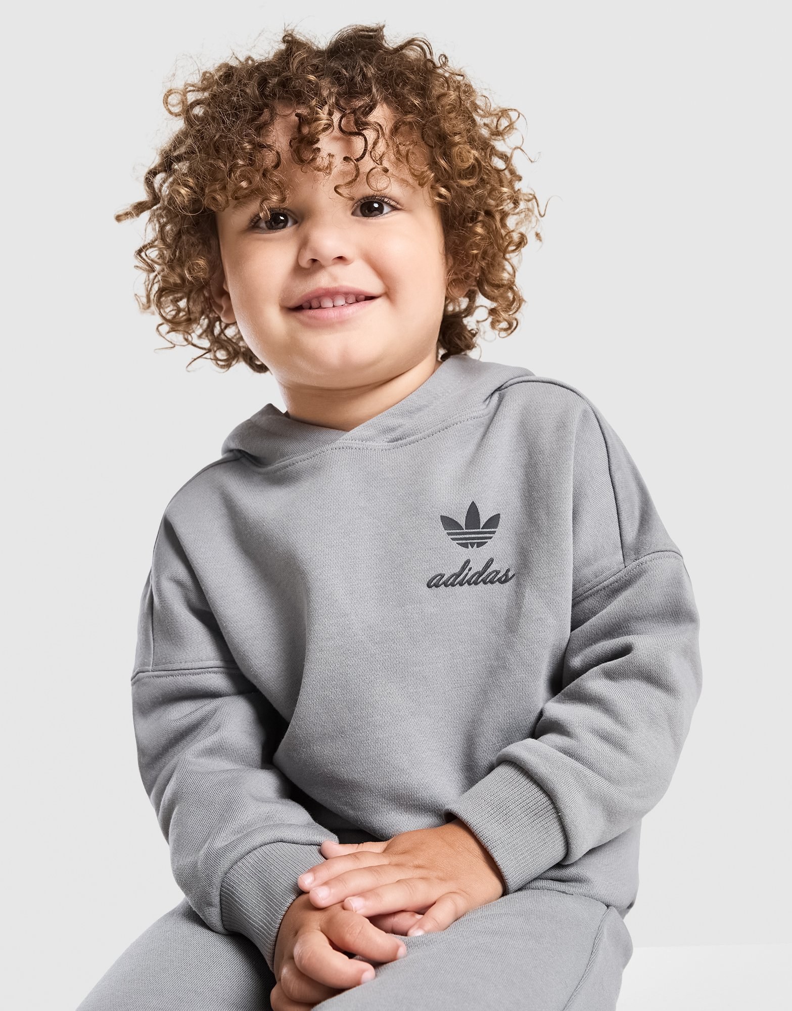 adidas Originals Script Overhead Wide Leg Trainingsanzug Babys
