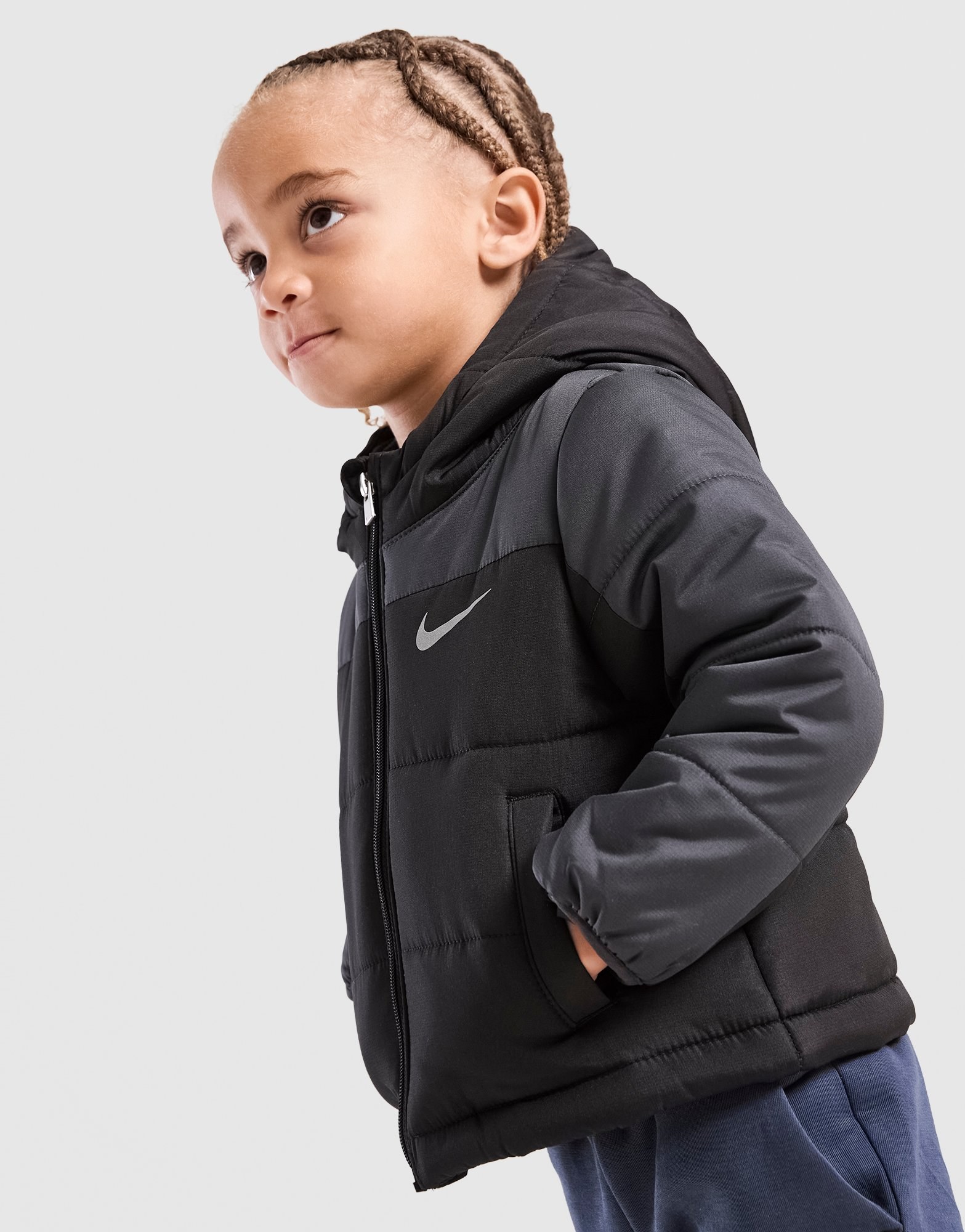 Nike Colour Block Baffled Jacket Infant