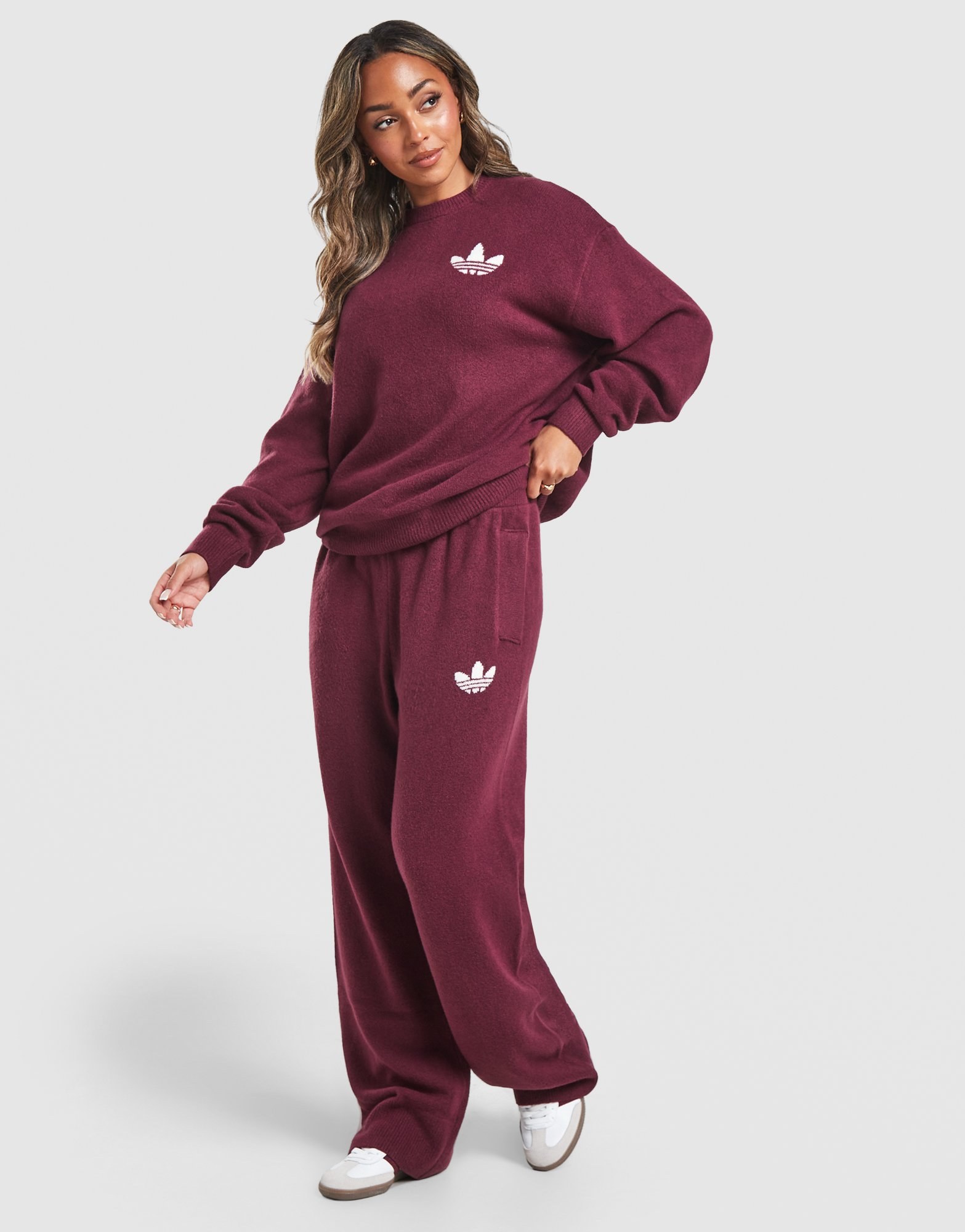 adidas Originals Trefoil Knit Crew Sweatshirt