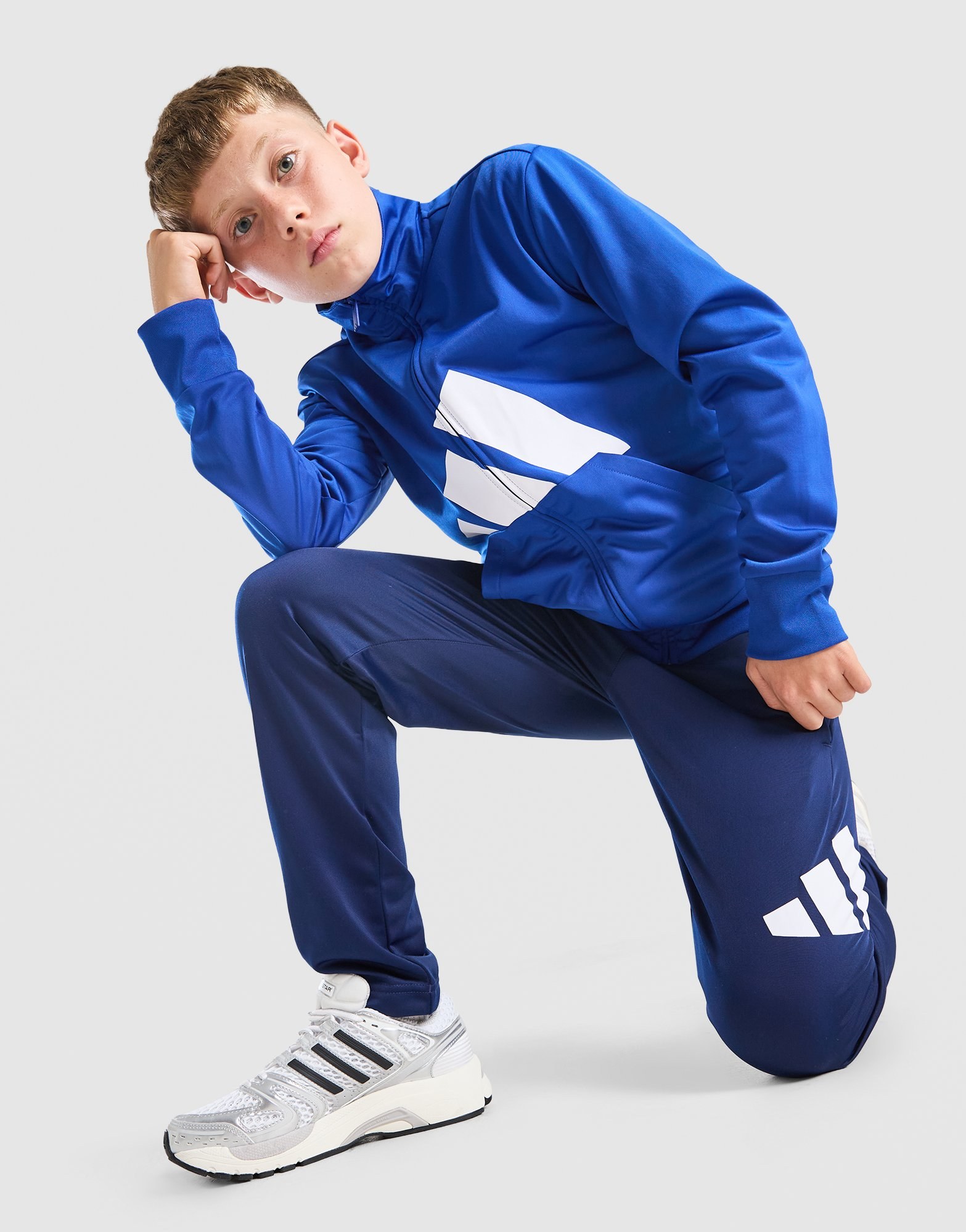 adidas Tricot Large Logo Trainingsanzug Kinder