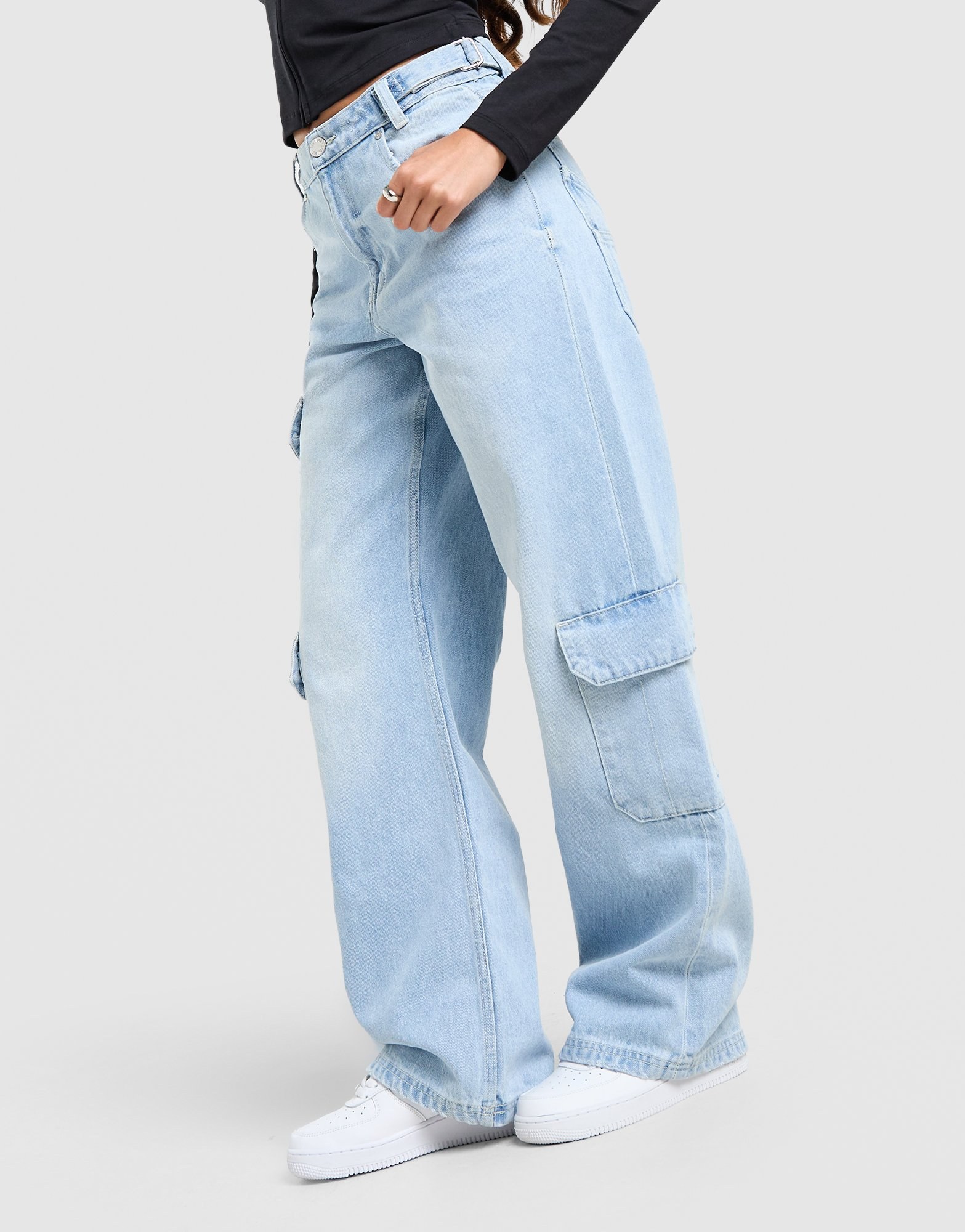 Hoodrich Sync Oversized Wide Leg Jeans