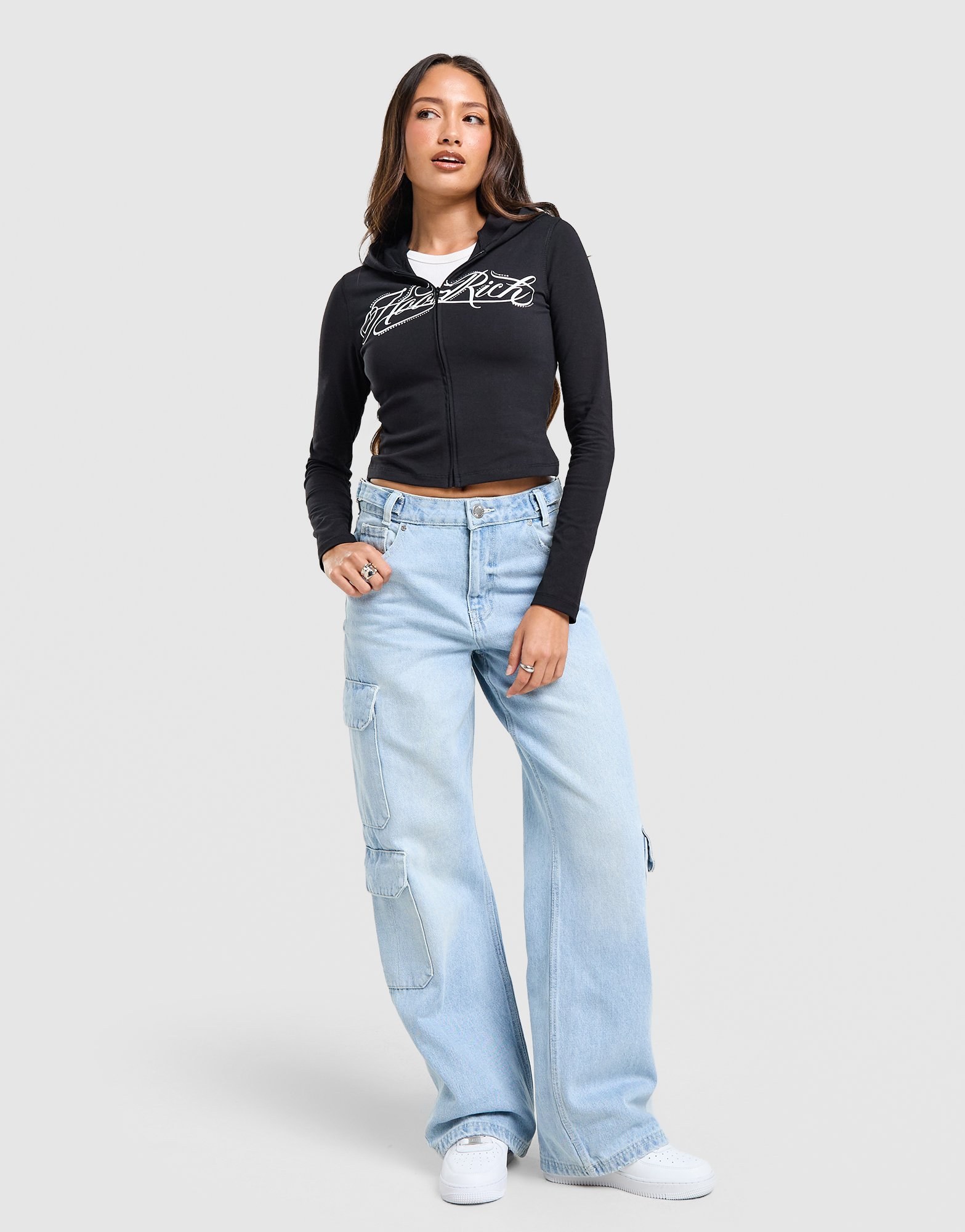 Hoodrich Sync Oversized Wide Leg Jeans