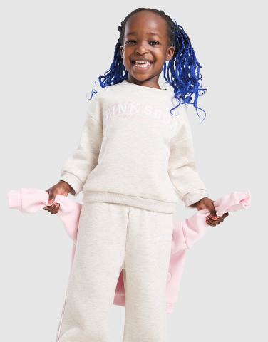 Pink Soda Sport Swirl Crew Trainingsanzug Babys