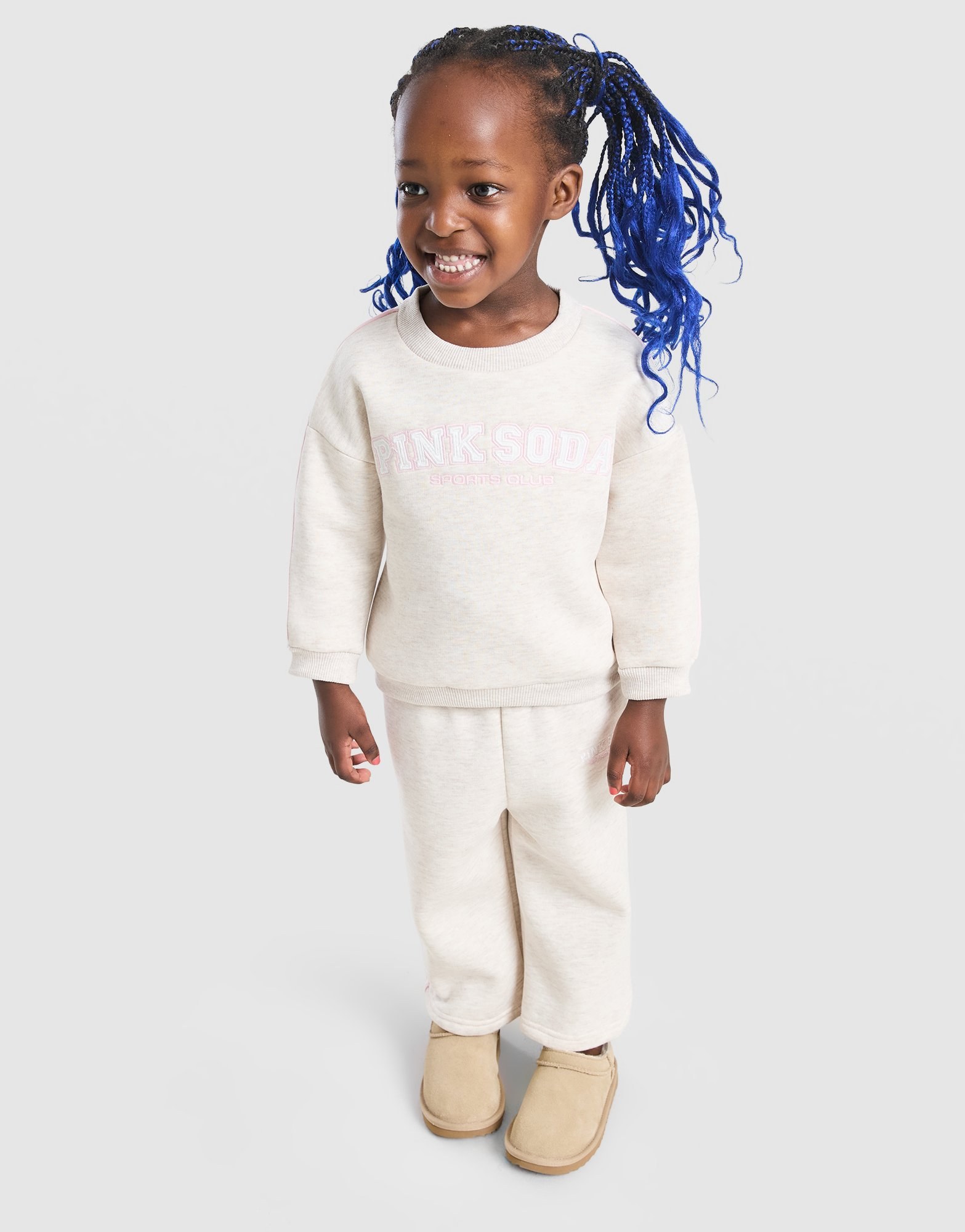Pink Soda Sport Swirl Crew Trainingsanzug Babys