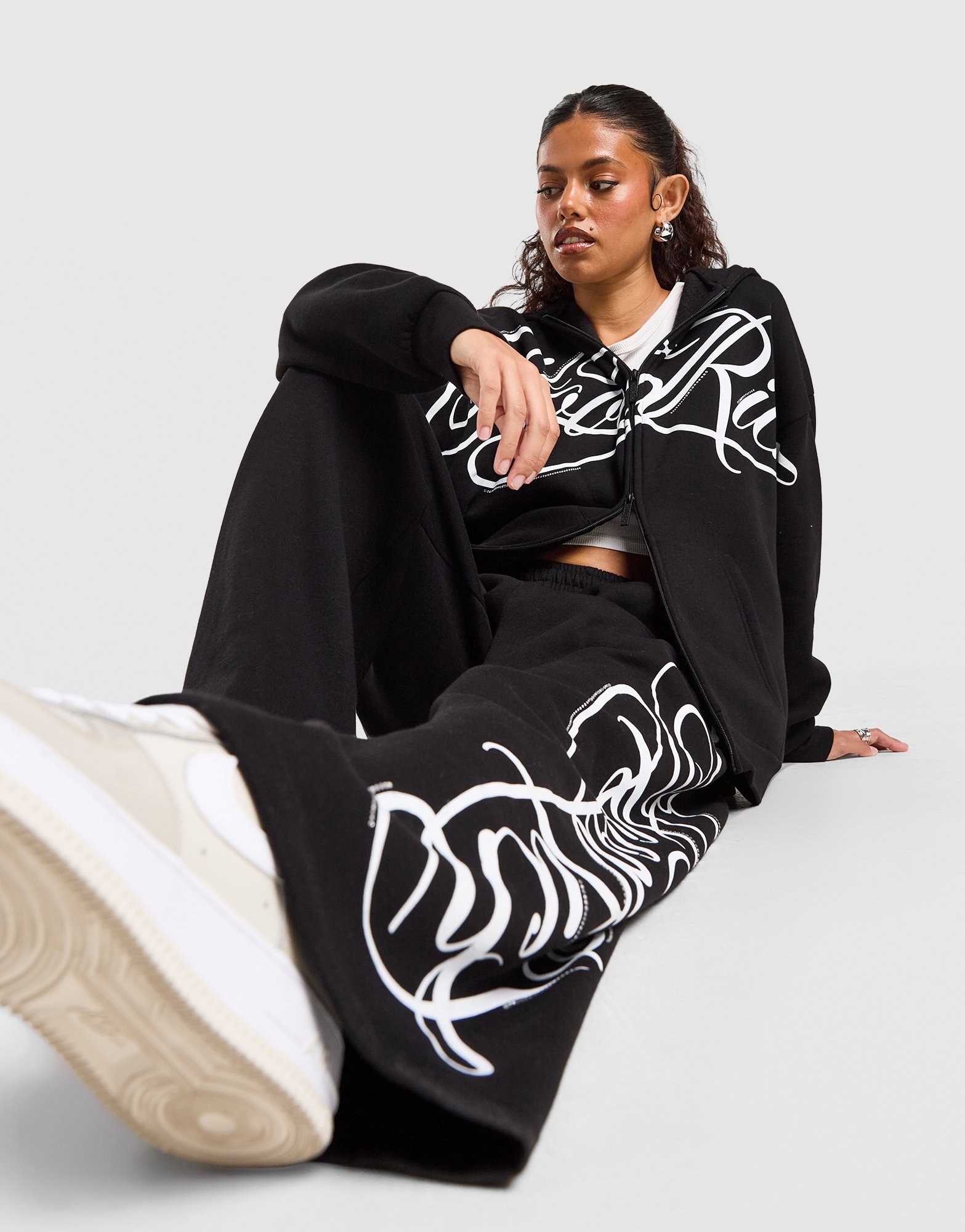 Hoodrich Celeste Wide Leg Jogginghose