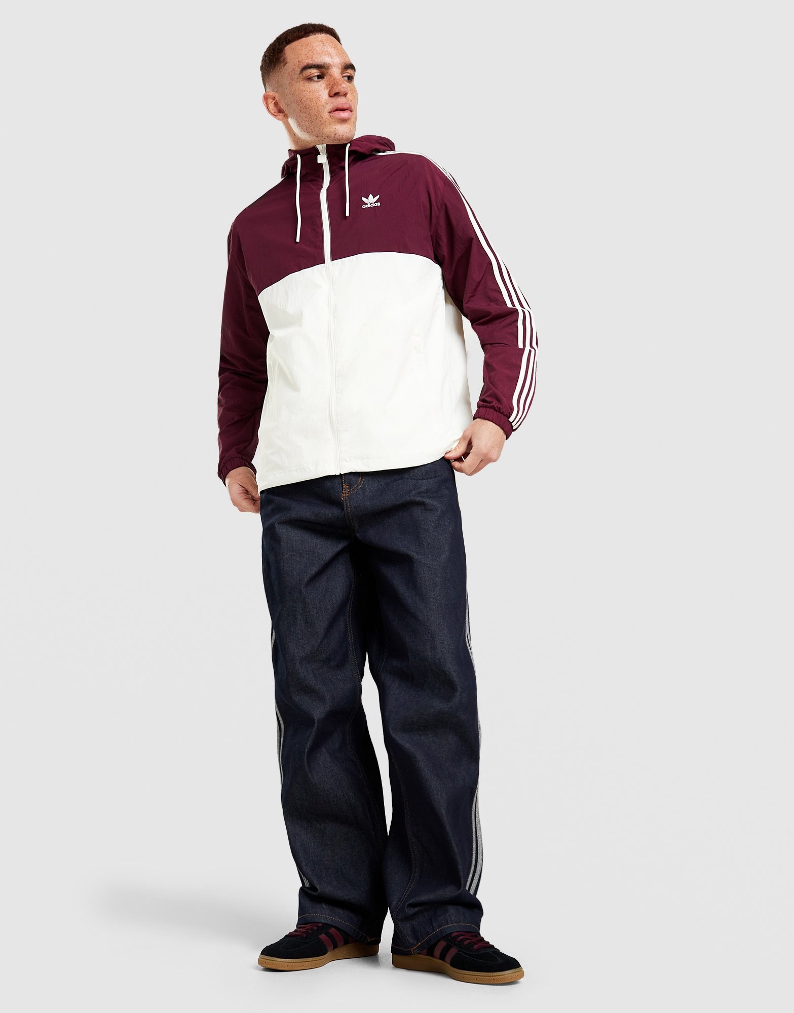 adidas Originals Colour Block 3-Streifen Windrunner Jacke