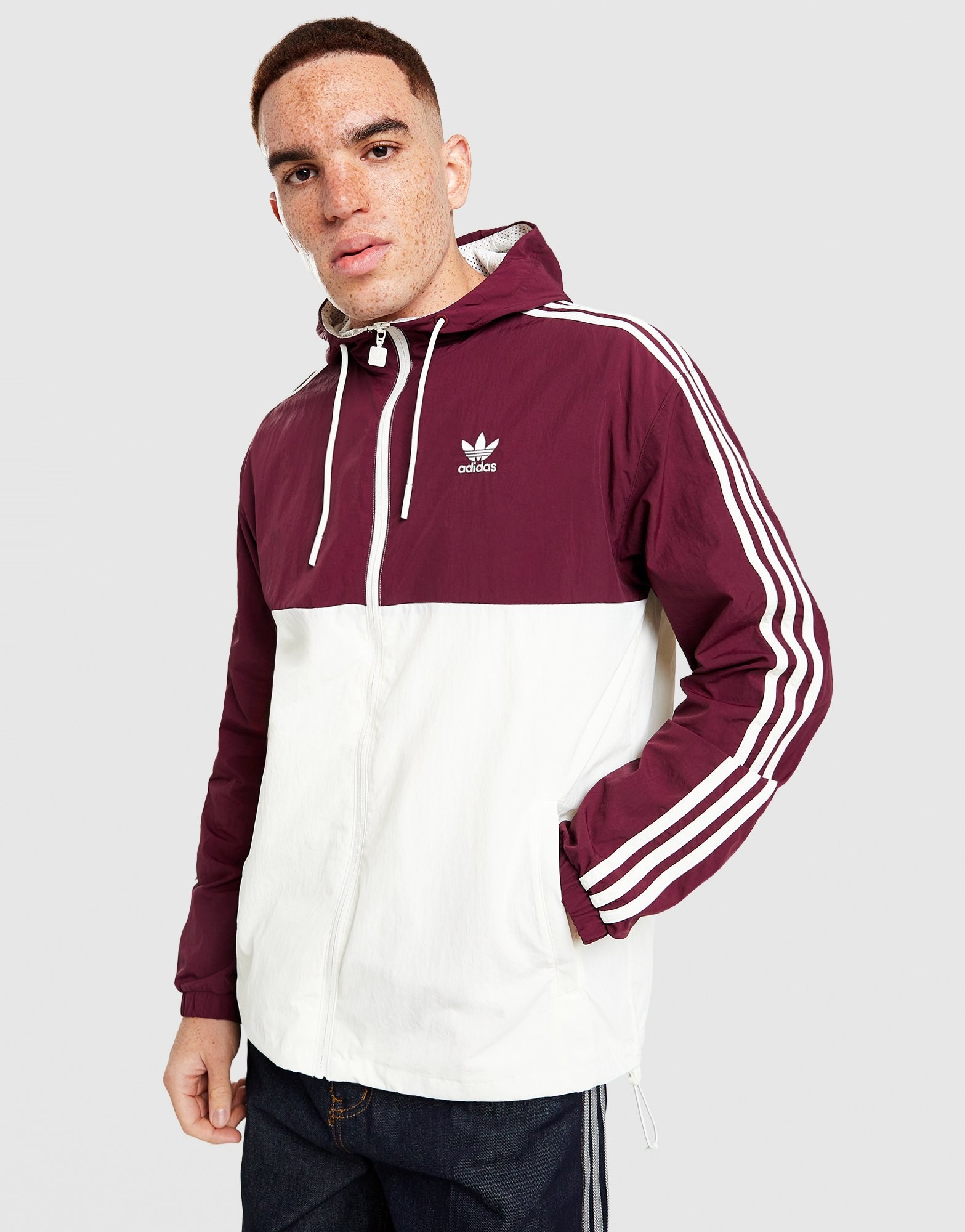 adidas Originals Colour Block 3-Streifen Windrunner Jacke