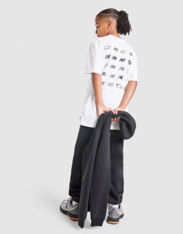New Balance Multi Logo Back Print T-Shirt Junior