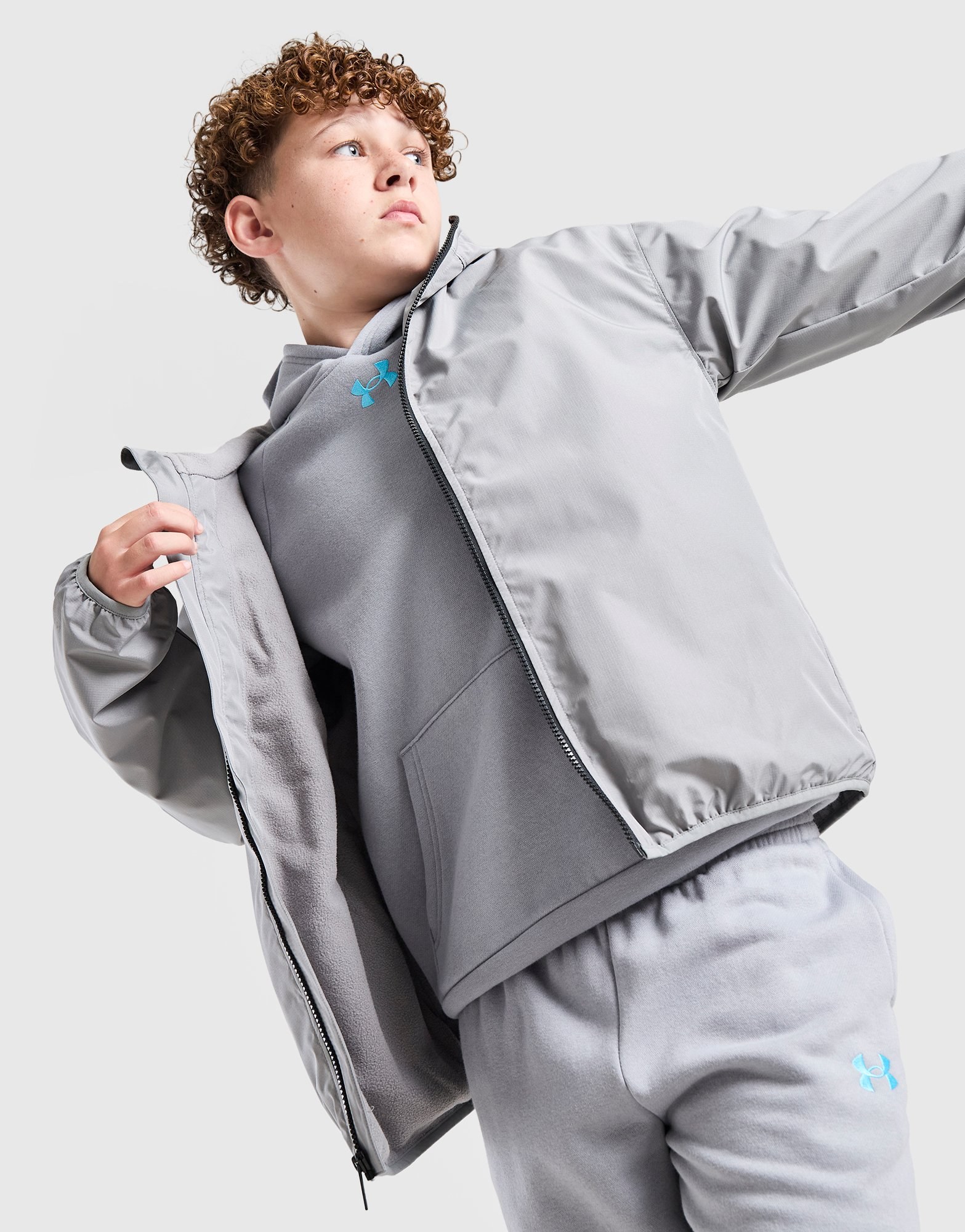 Under Armour Fleece Lined Windbreaker Jacke Kinder