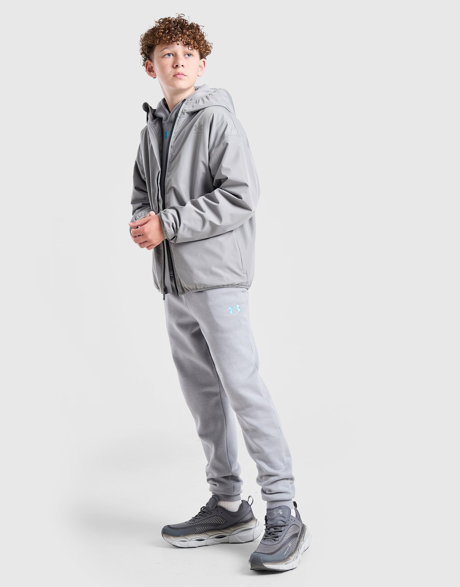 Under Armour Fleece Lined Windbreaker Jacke Kinder