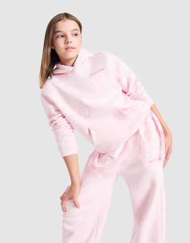 Pink Soda Sport Girls' Heart Stitch Hoodie Kinder