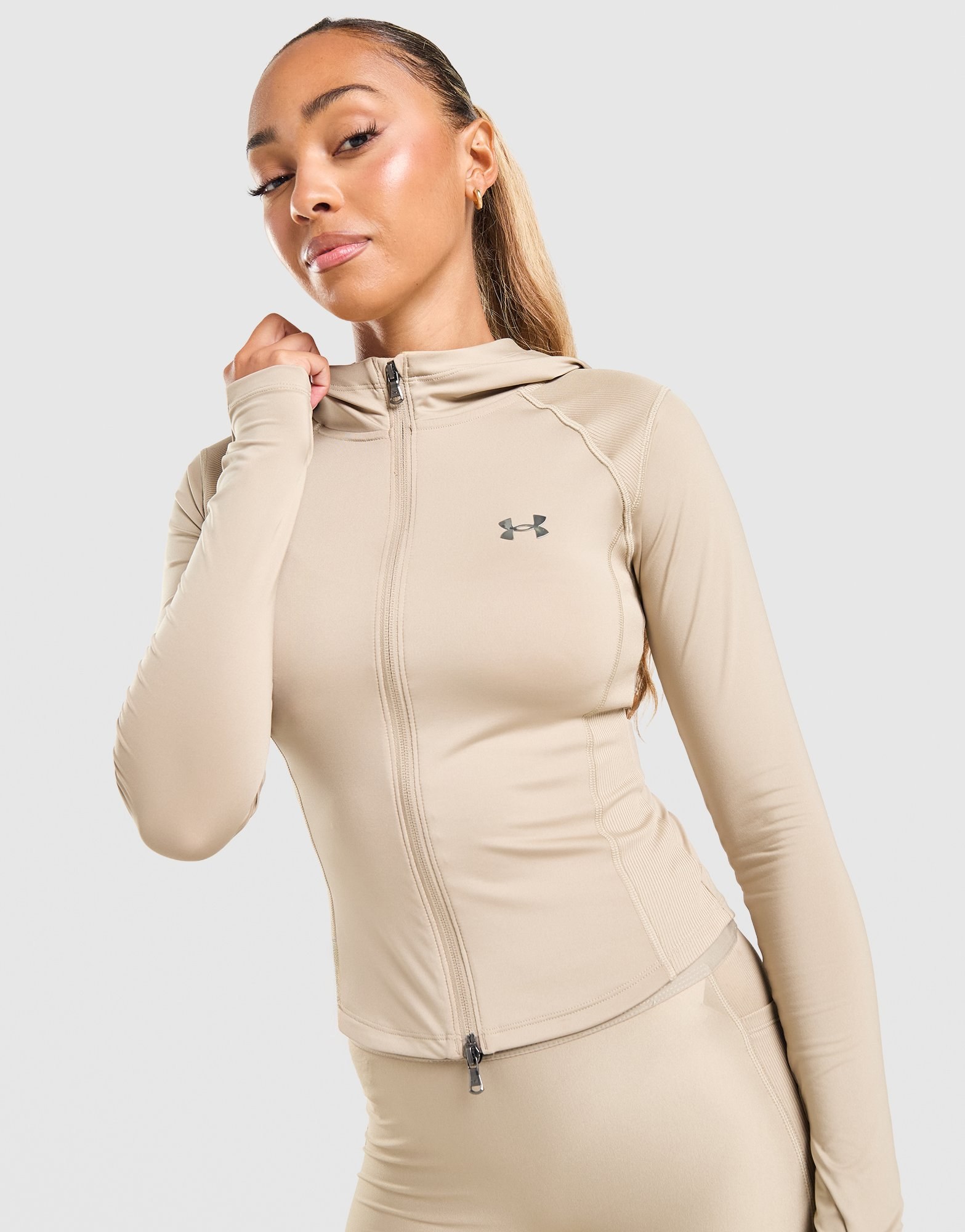 Under Armour Ribbed Full-Zip Hoodie