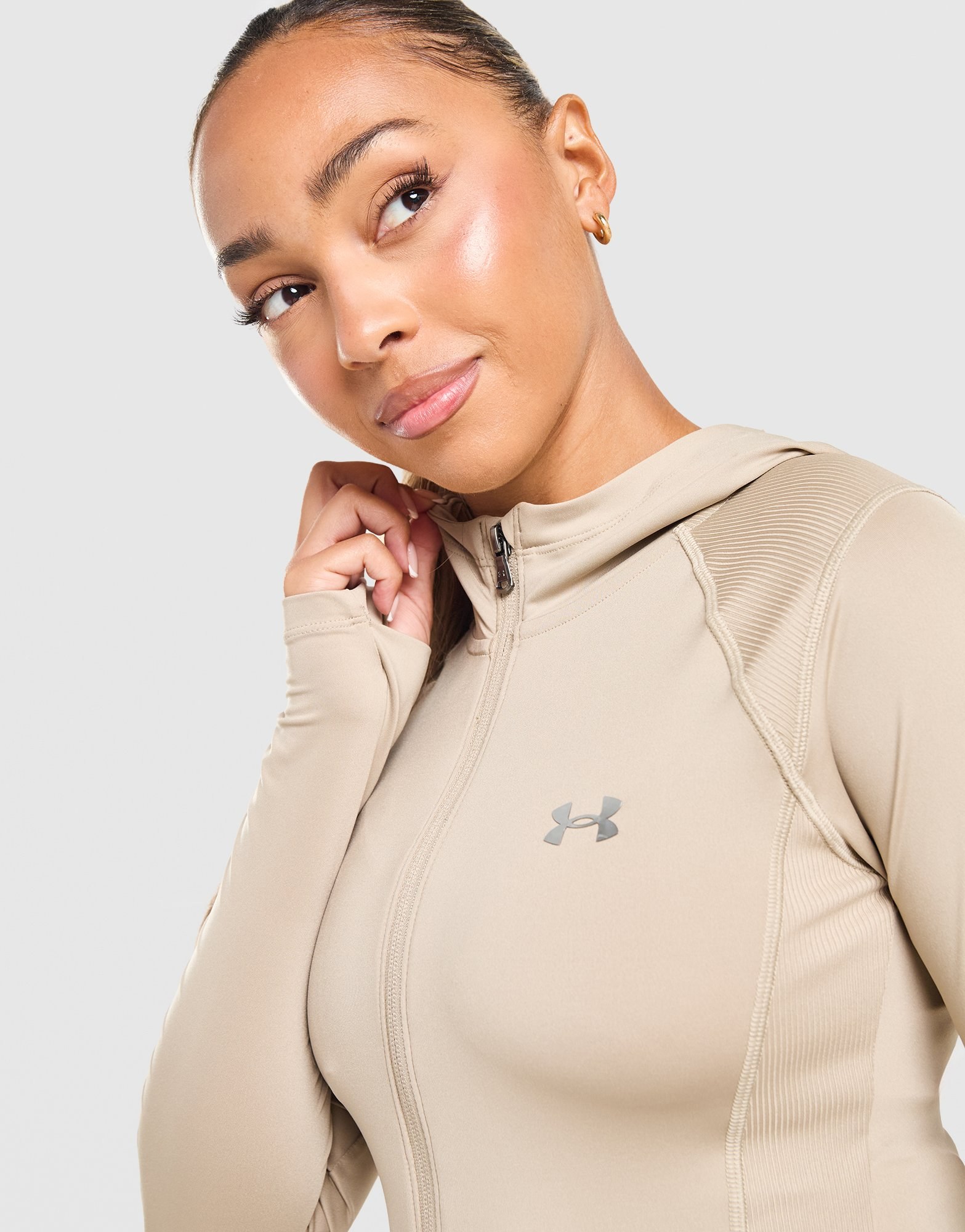 Under Armour Ribbed Full-Zip Hoodie