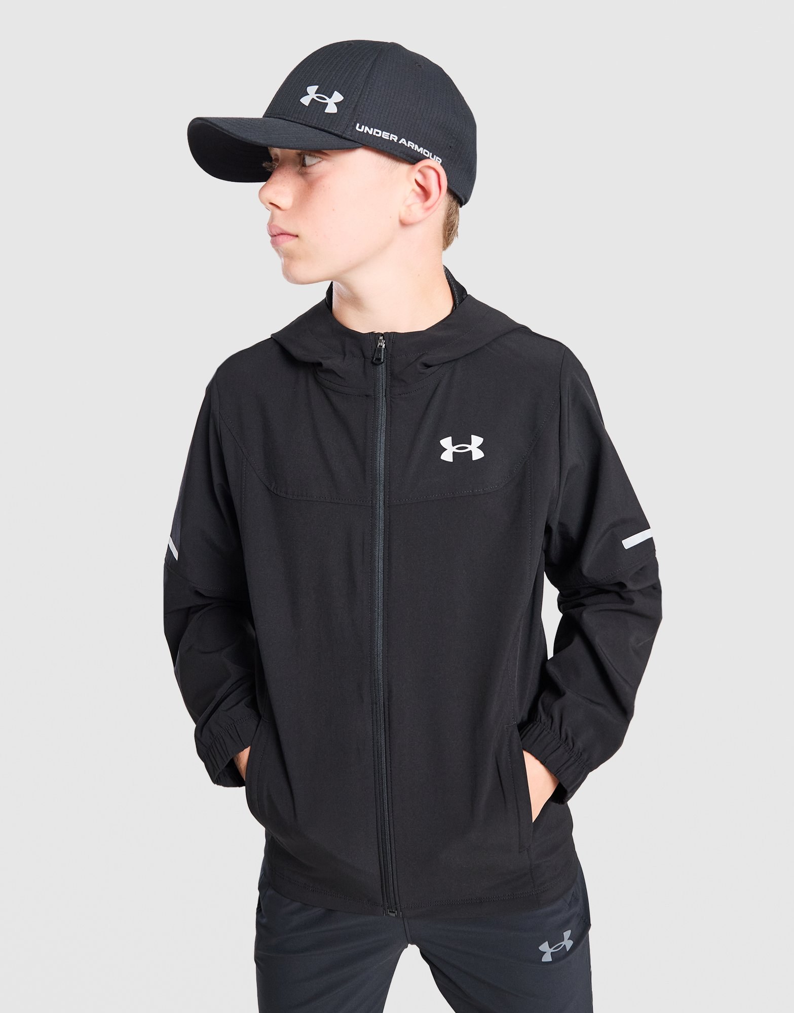 Under Armour Utility Woven Jacke Kinder