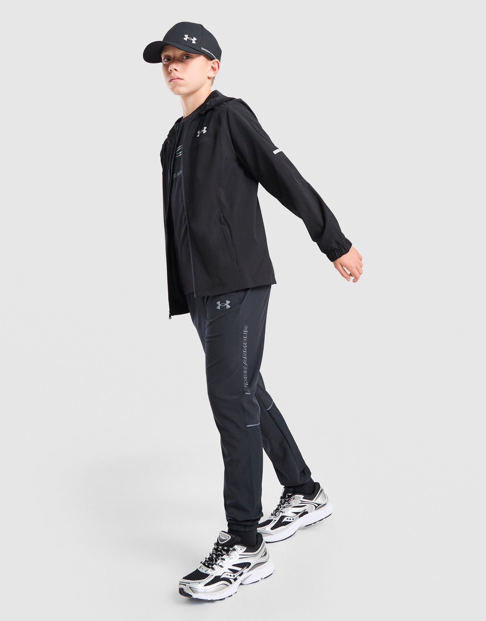 Under Armour Utility Woven Jacke Kinder