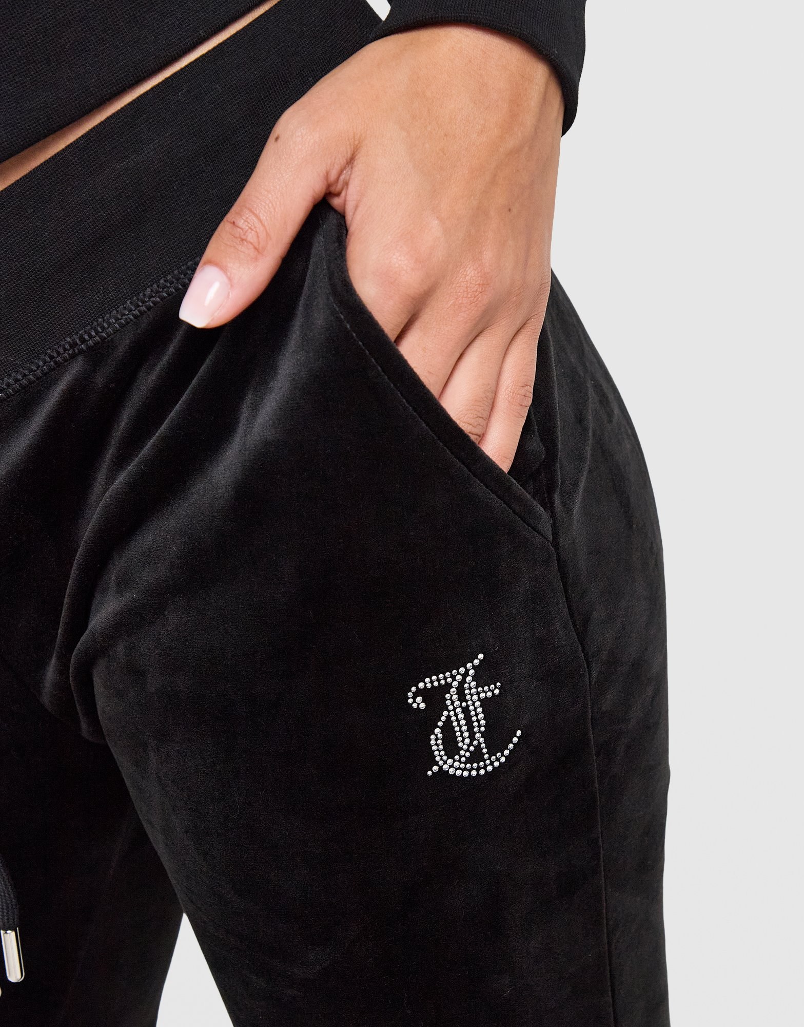 JUICY COUTURE Diamante JC Logo Jogginghose