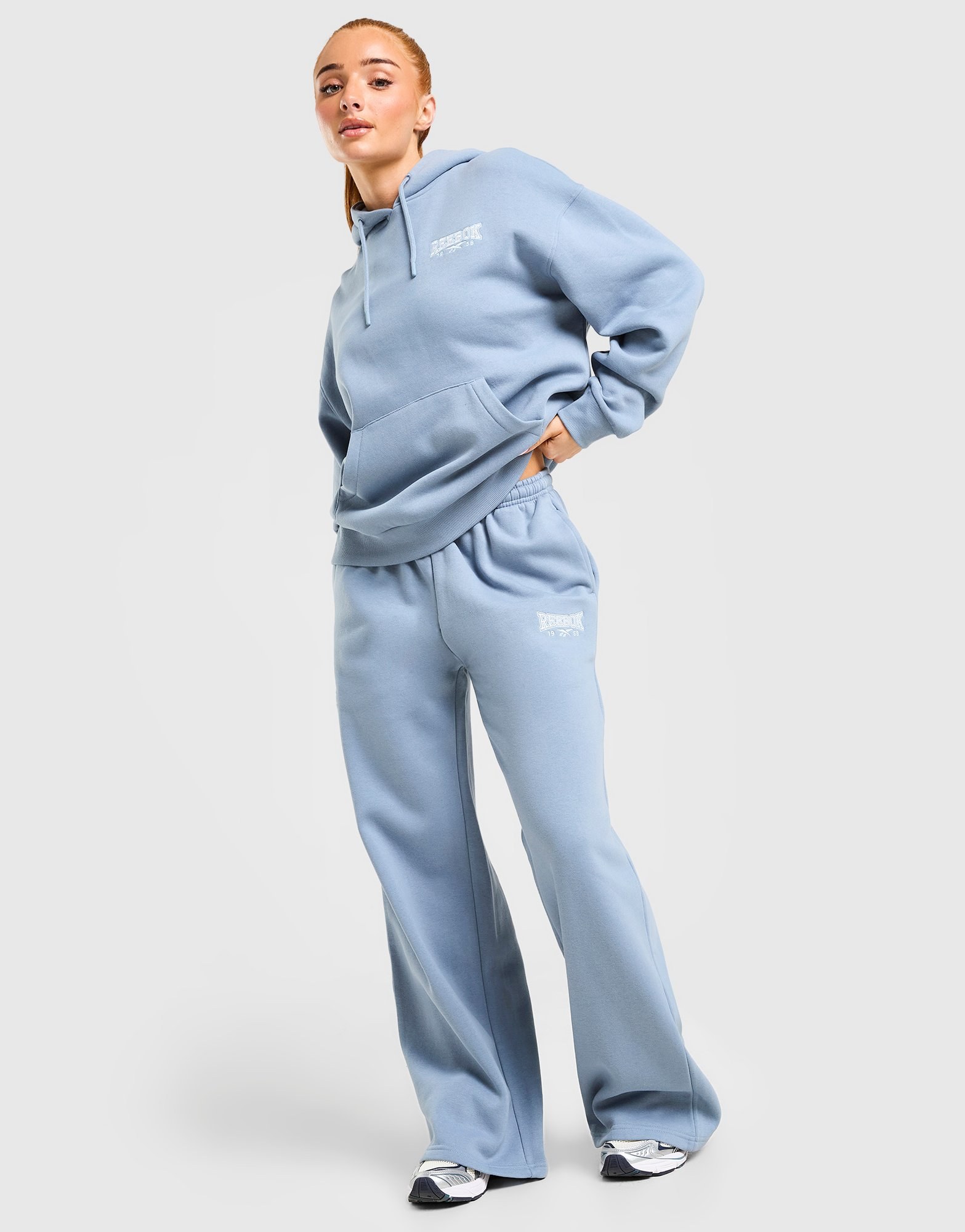 Reebok College Wide Leg Jogginghose