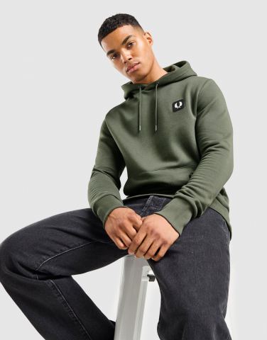 Fred Perry Pique Badge Hoodie