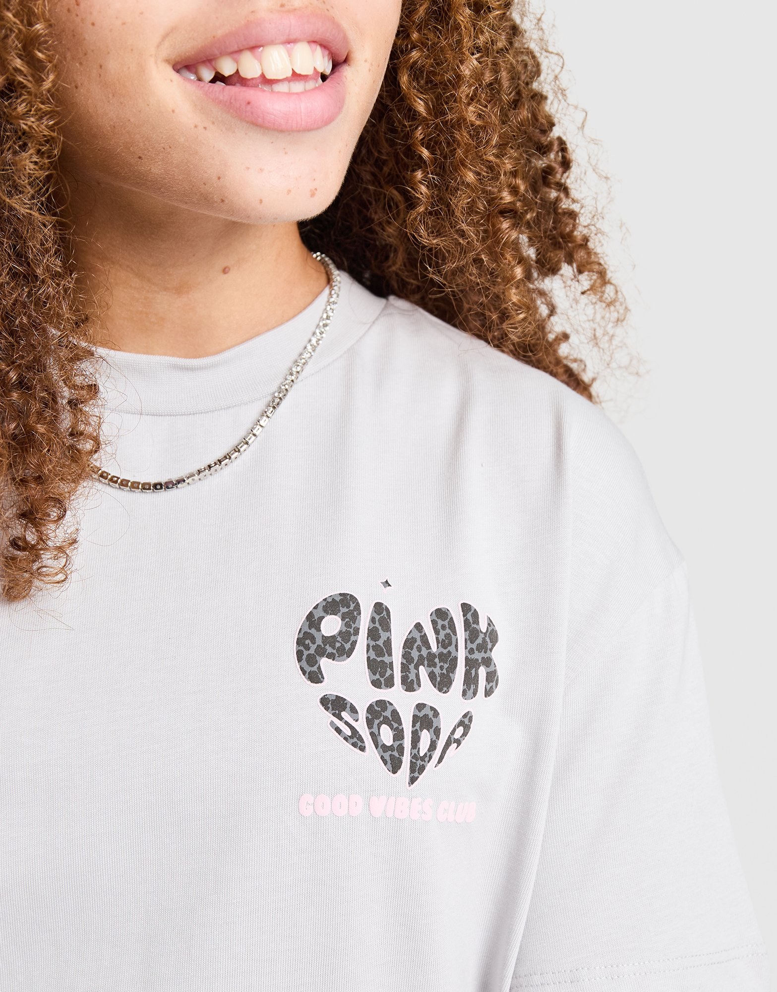 Pink Soda Sport Girls' Leopard T-Shirt Kinder