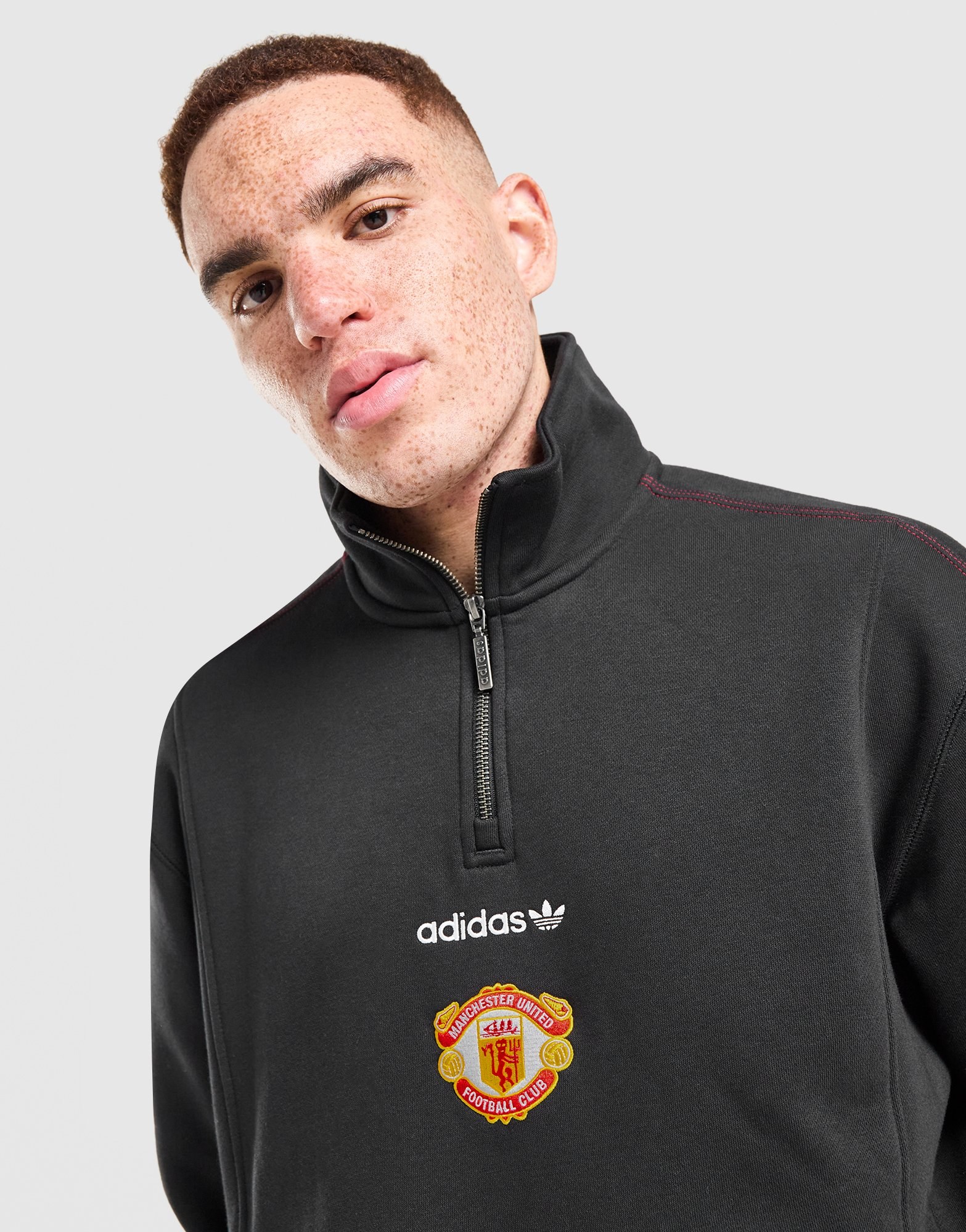 adidas Manchester United EQT Oberteil, Reißverschluss Bis Zur Brust
