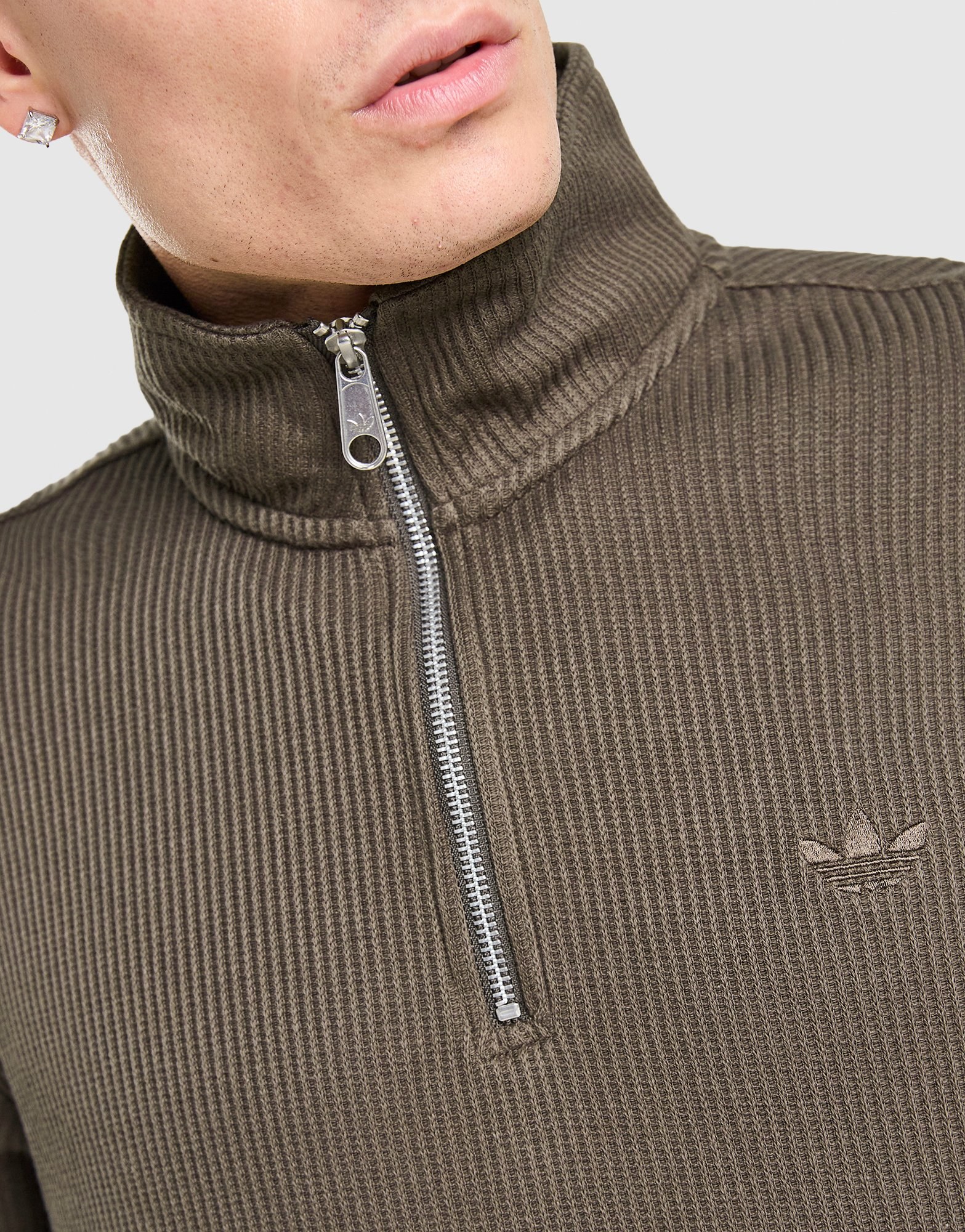 adidas Originals Waffle 1/4-Zip Sweatshirt