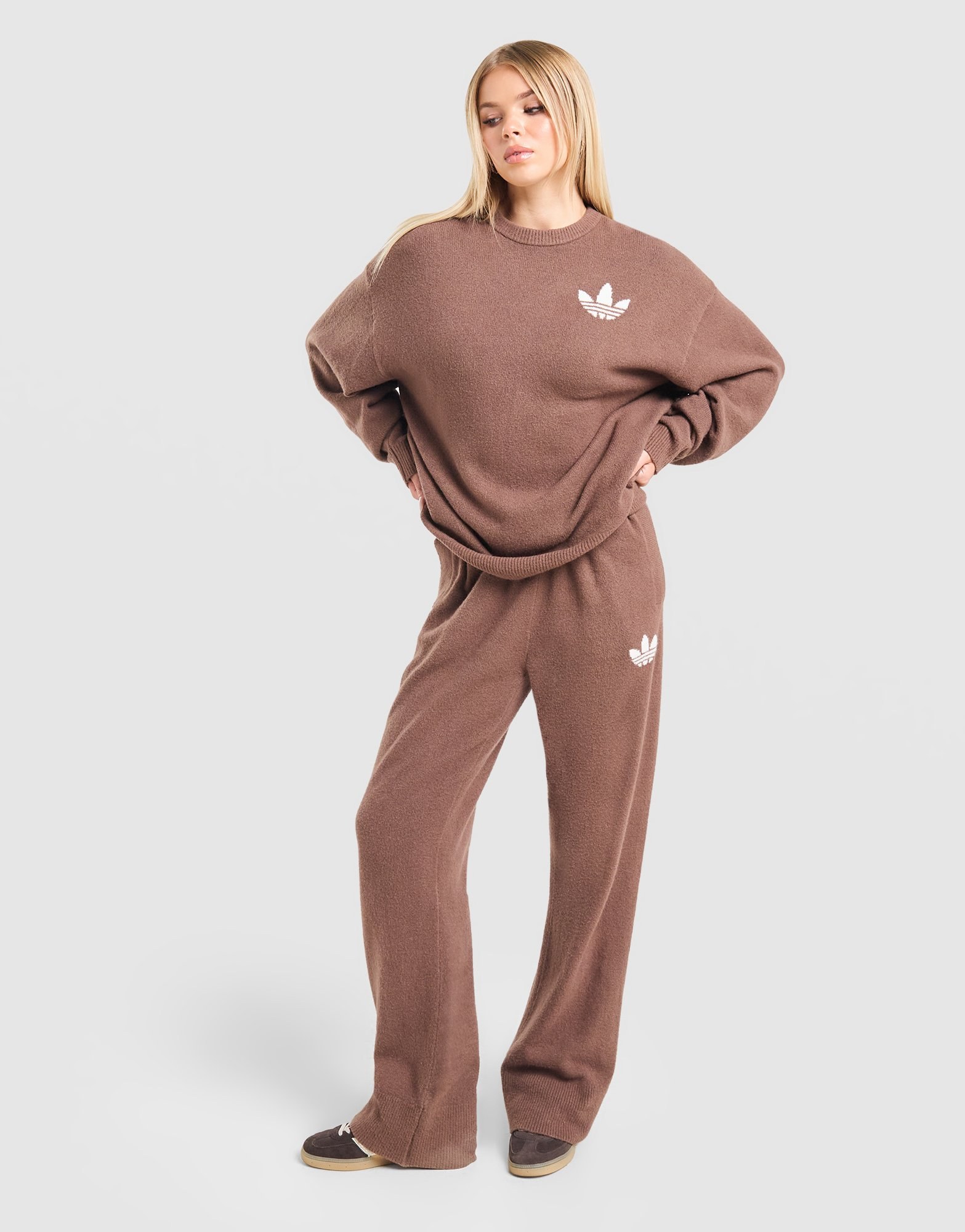 adidas Originals Trefoil Knit Crew Sweatshirt