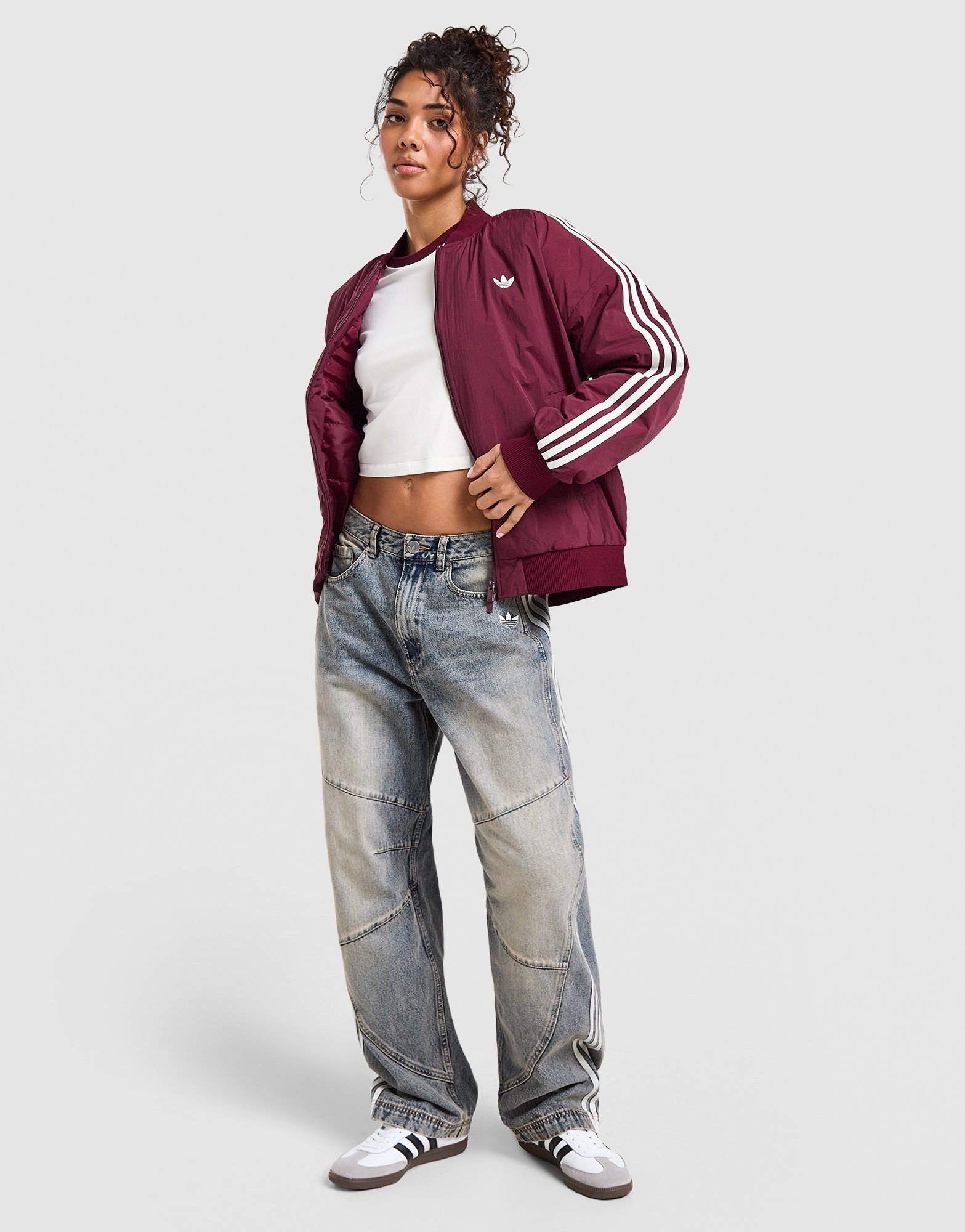 adidas 3-Streifen Bomber Jacke